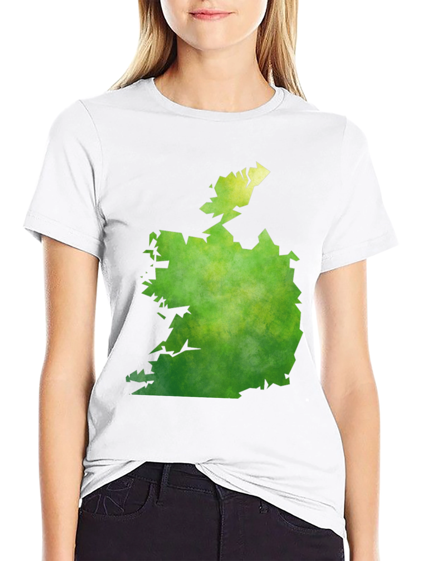 Ireland Map Graphic Tee - Shamrock Country Pride