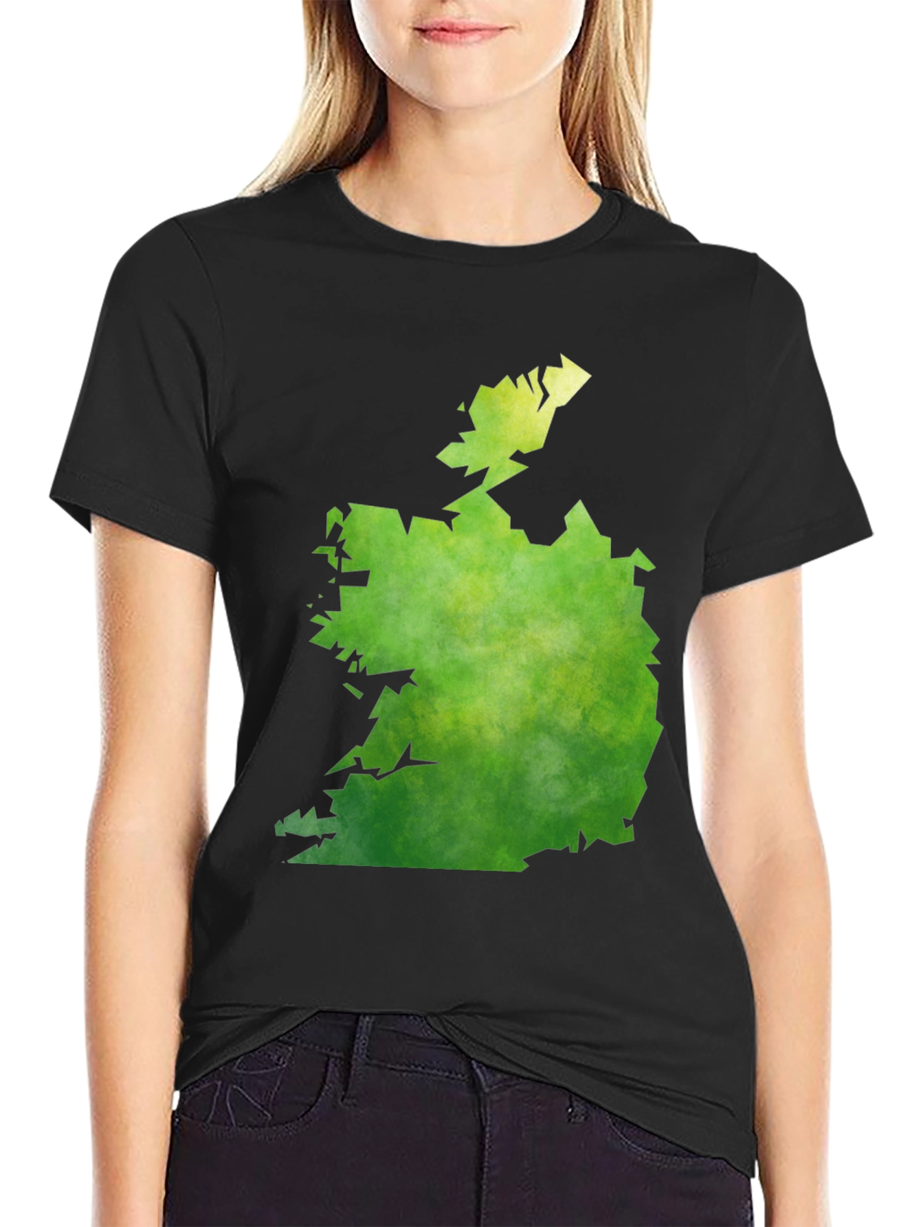 Ireland Map Graphic Tee - Shamrock Country Pride