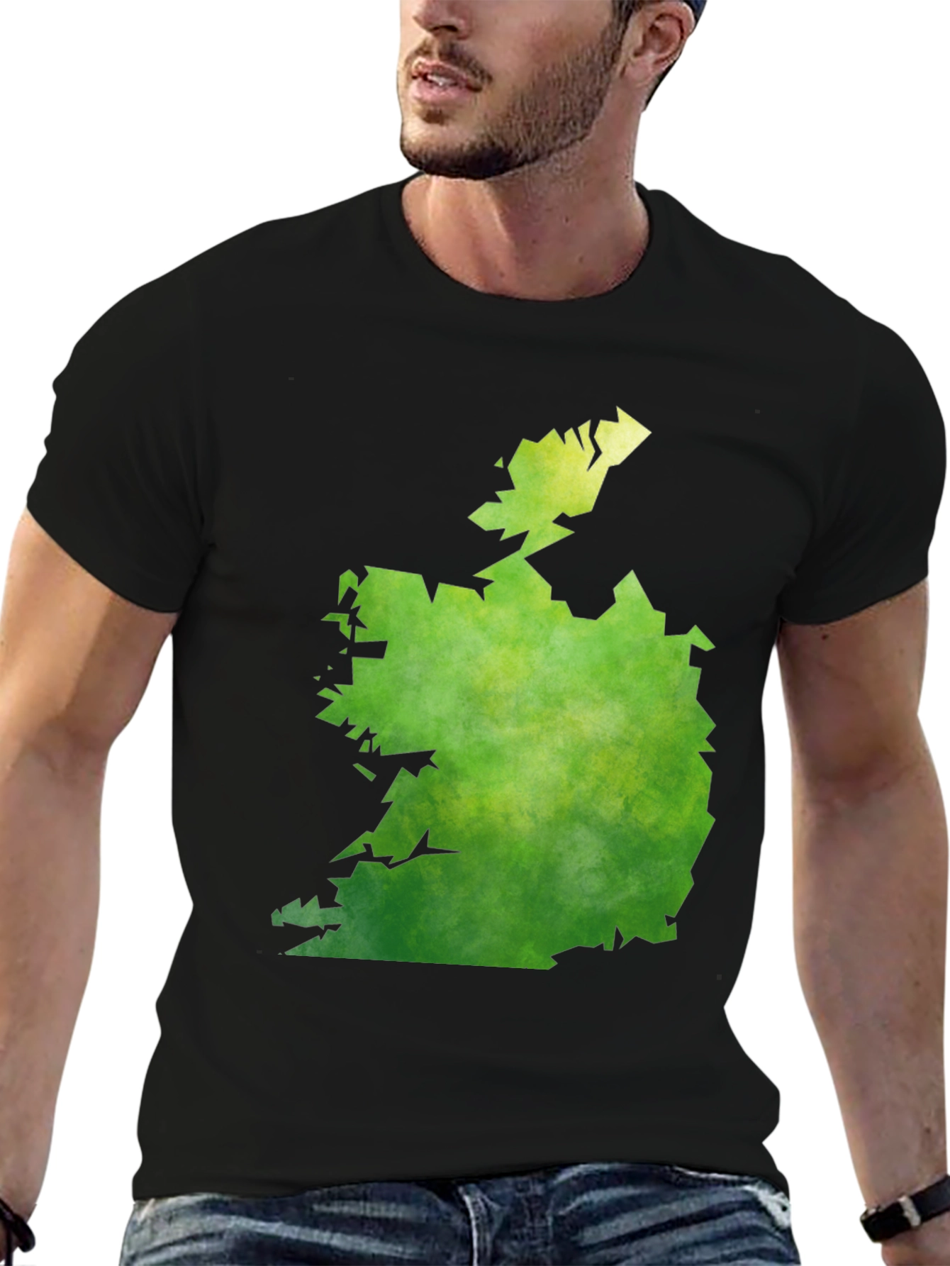 Ireland Map Graphic Tee - Shamrock Country Pride