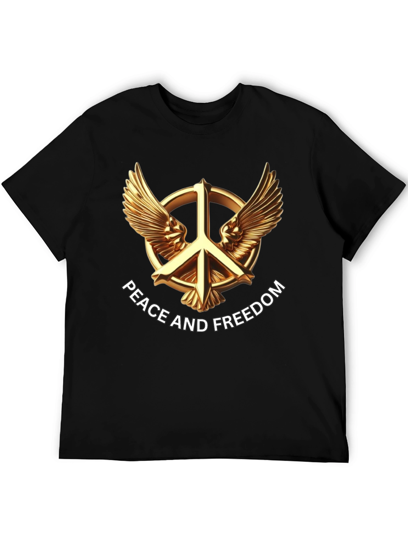 Peace and Freedom Graphic T-Shirt