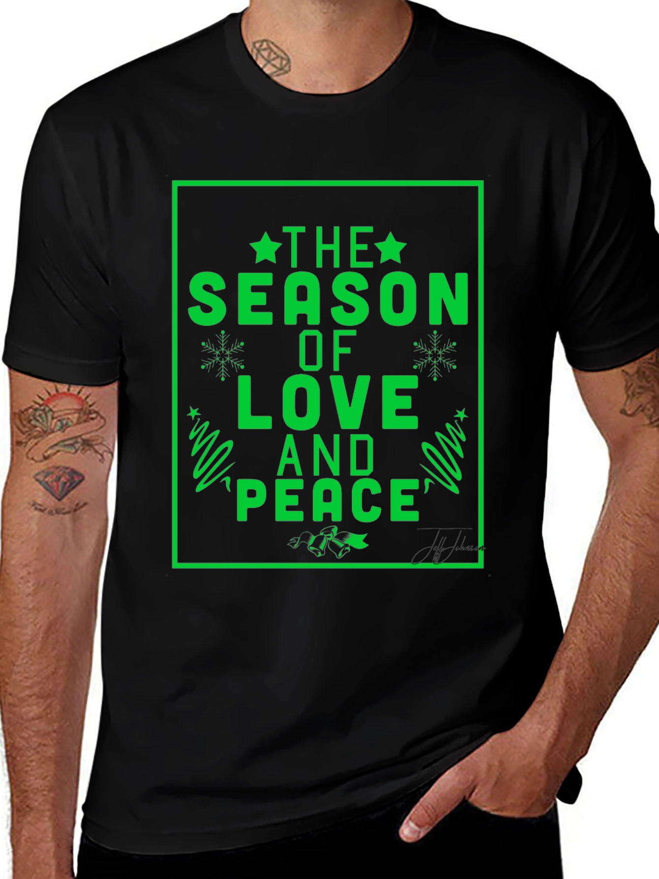 Festive Holiday Season Love & Peace T-Shirt
