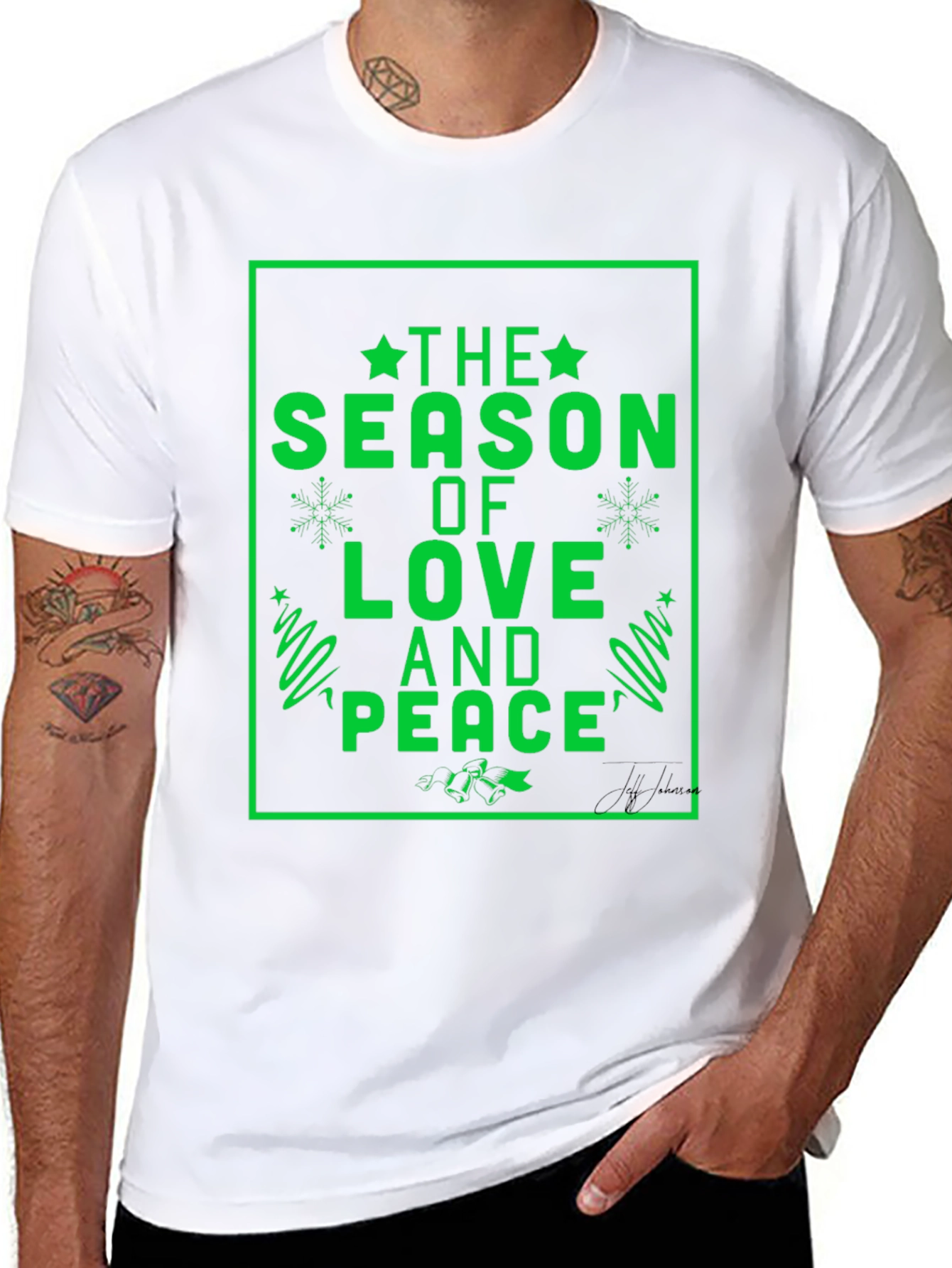 Festive Holiday Season Love & Peace T-Shirt