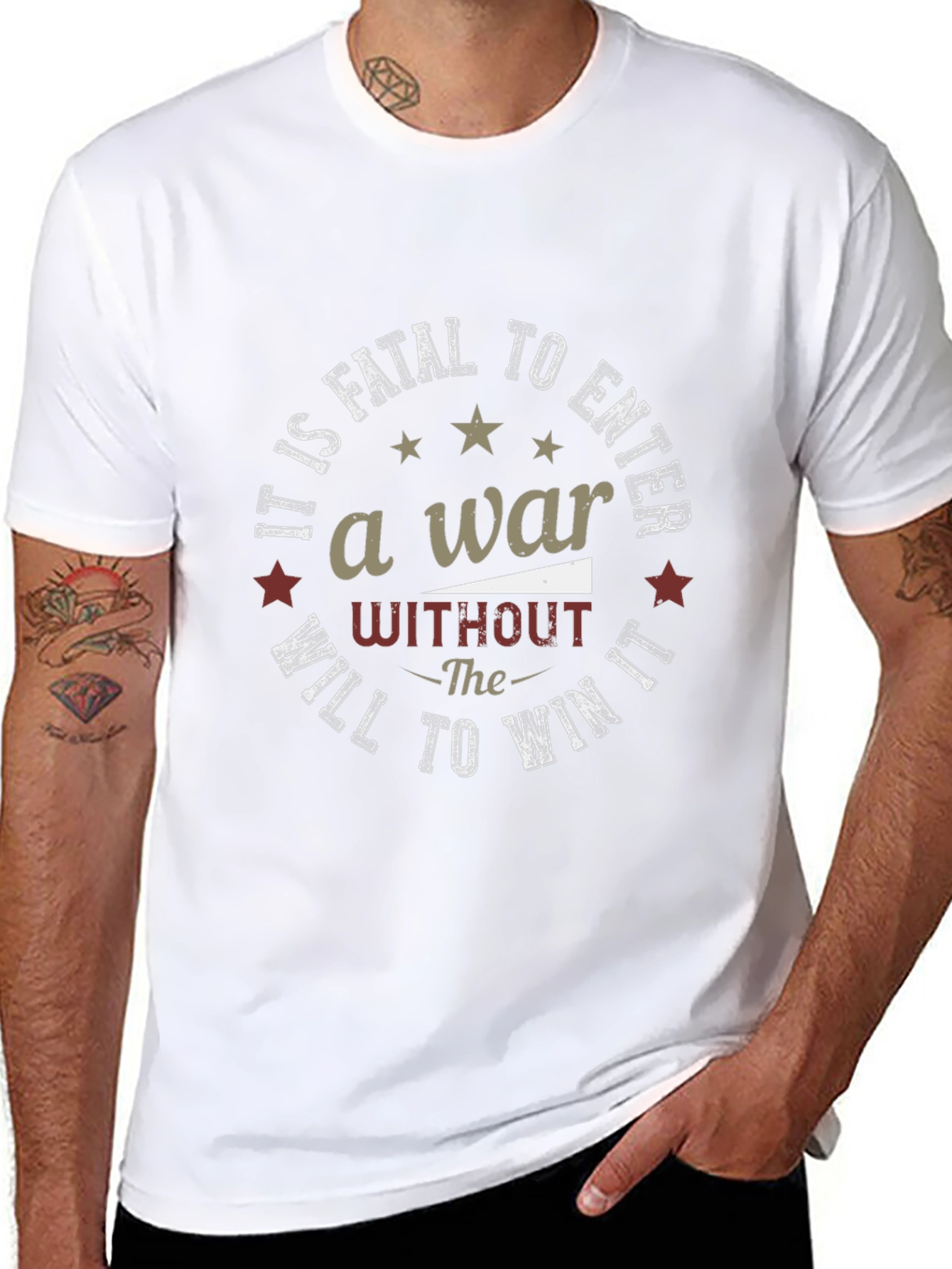 Fatal to Enter War Graphic Tee