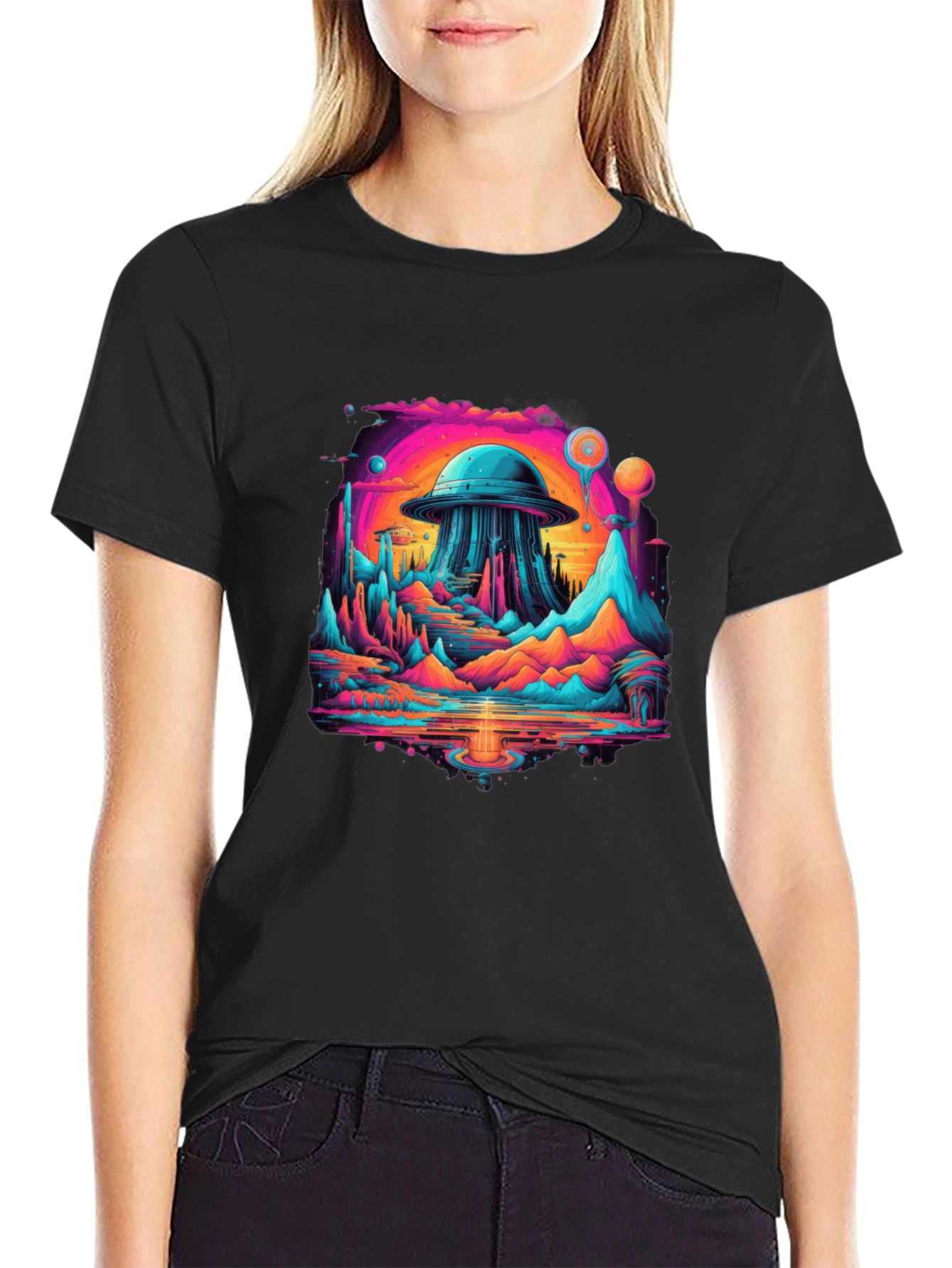 UFO Landscape T-Shirt