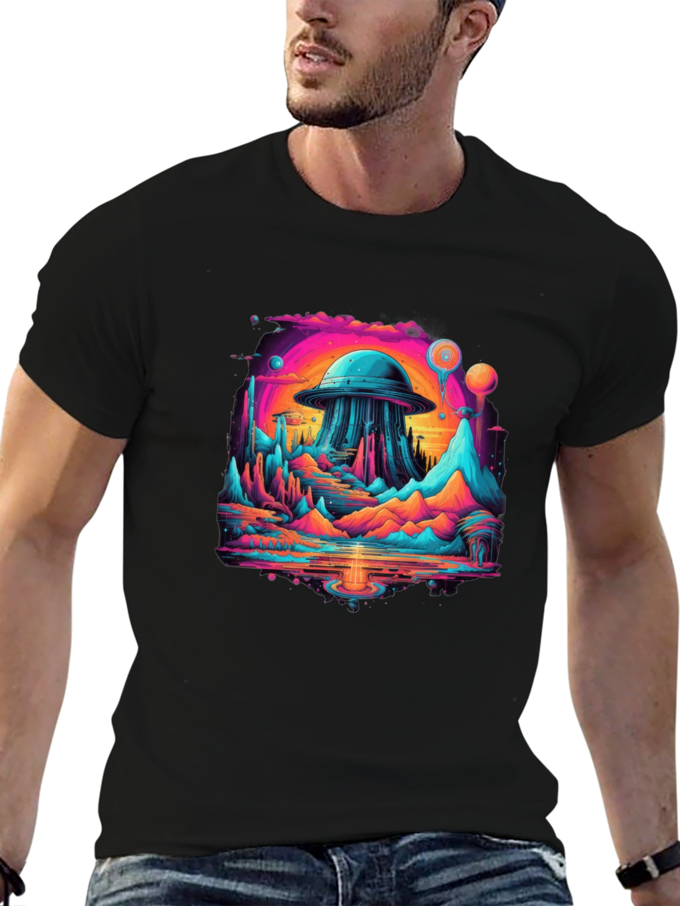UFO Landscape T-Shirt