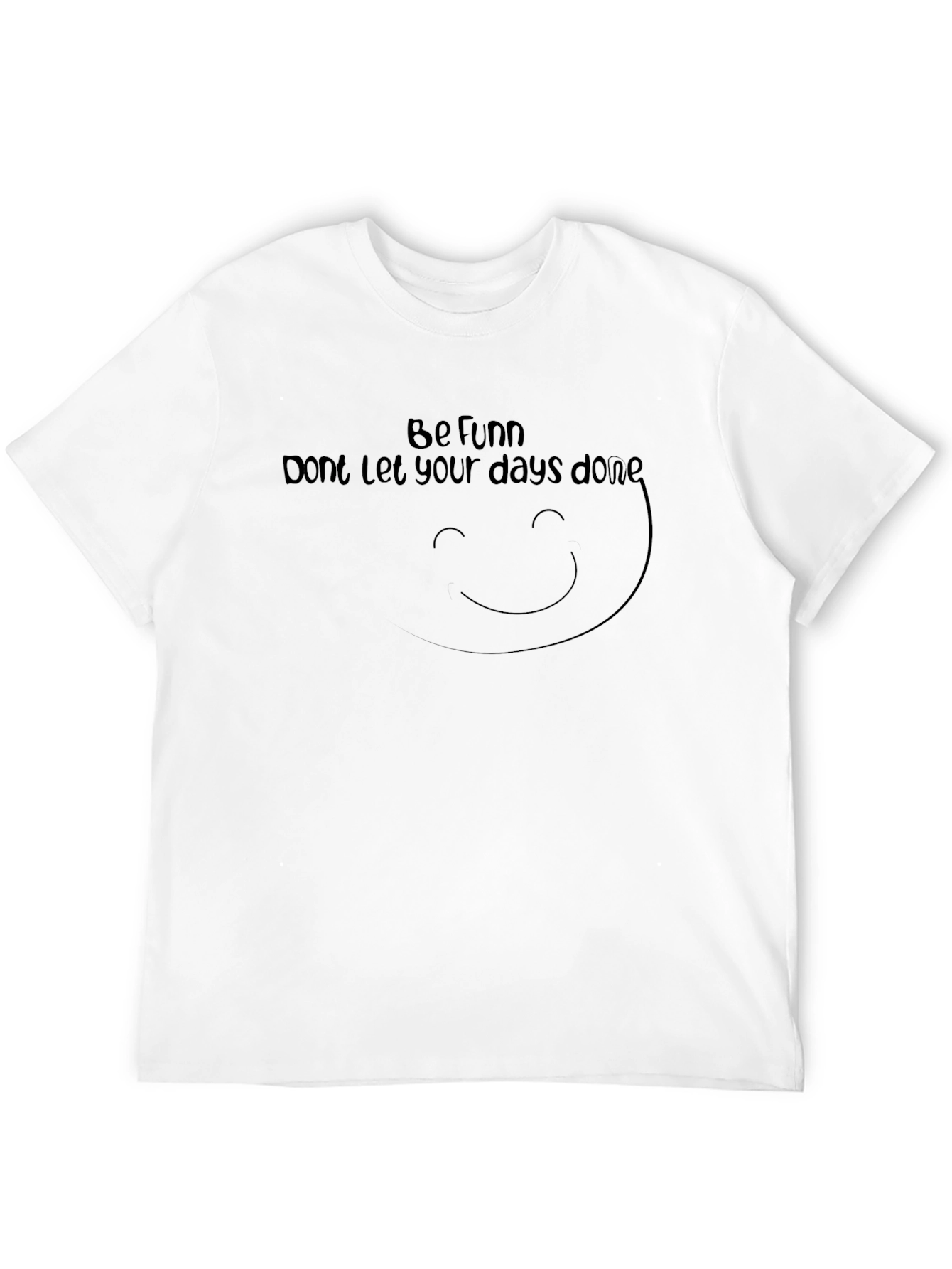 Be Fun Graphic T-Shirt - Black Crew Neck Tee