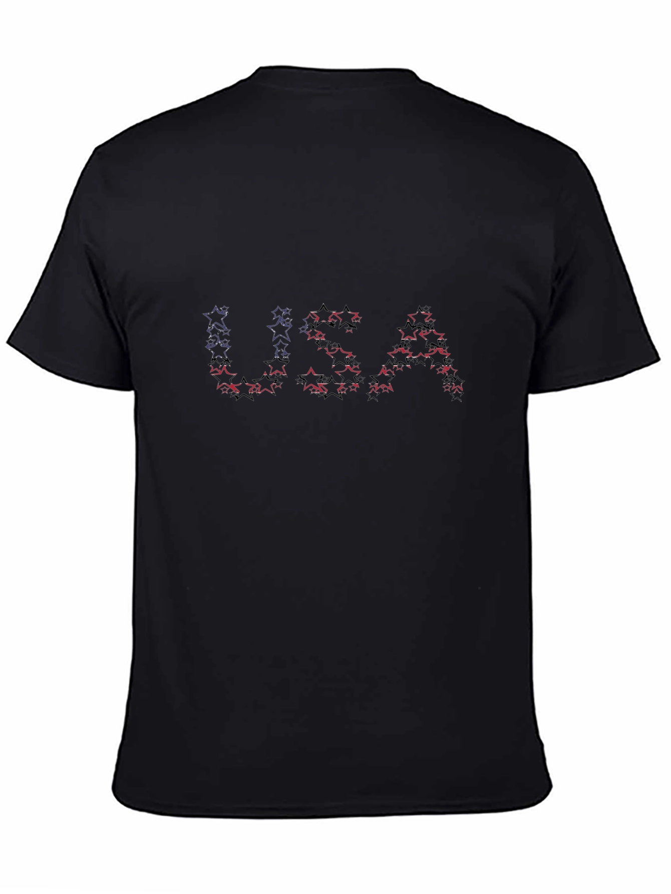 USA Star Graphic T-Shirt - Patriotic Tee