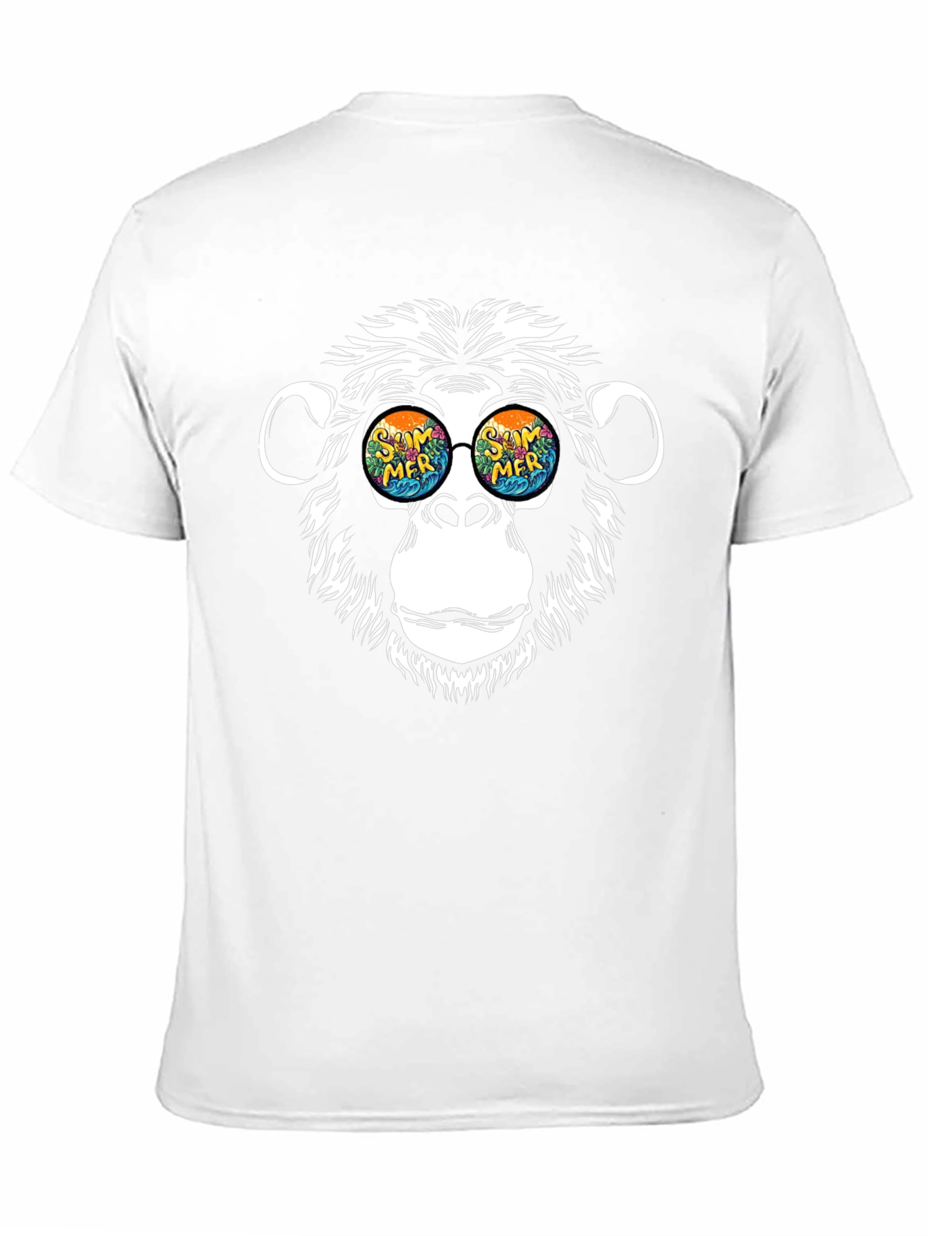 Cool Monkey Summer Graphic T-Shirt