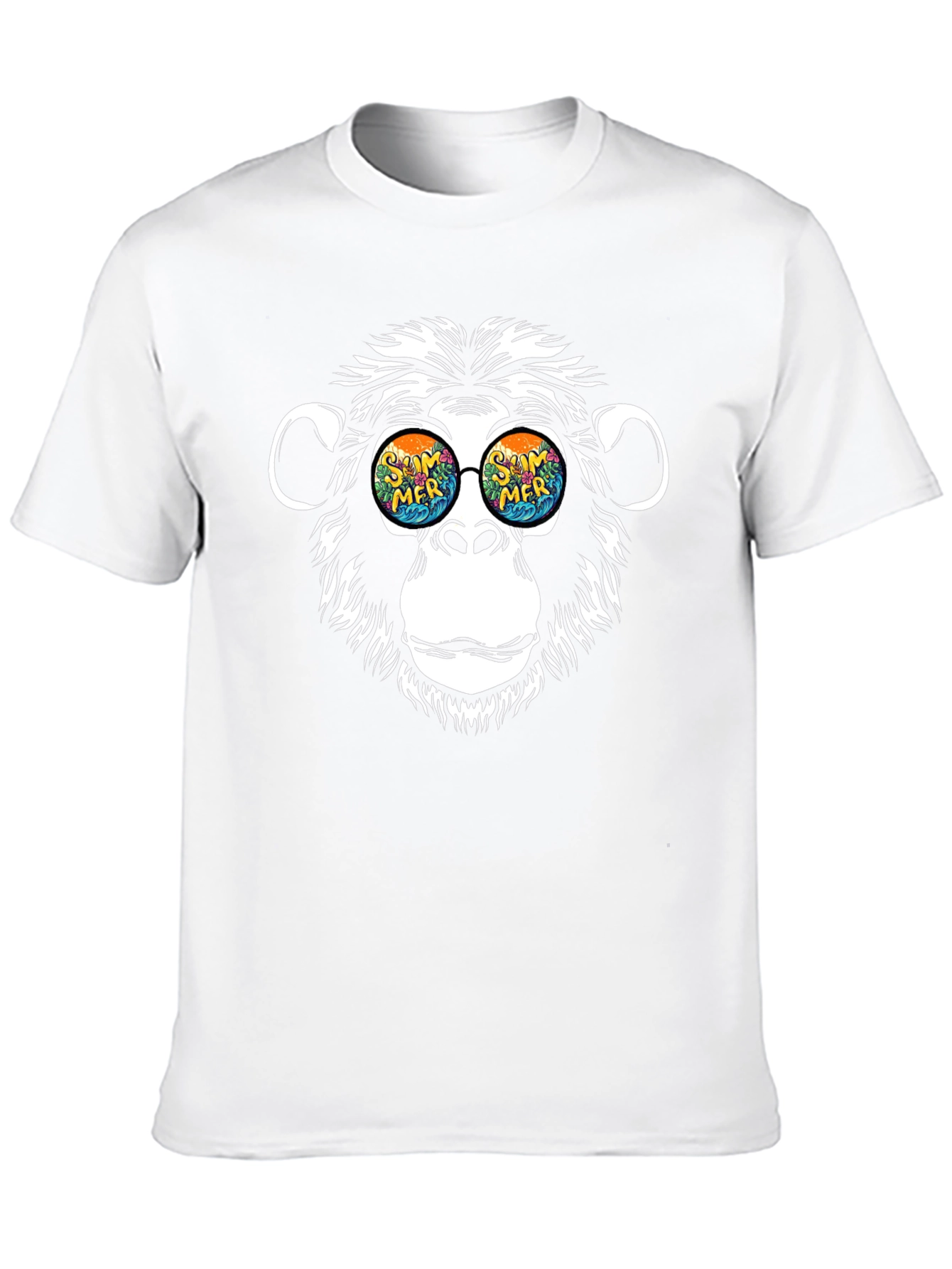 Cool Monkey Summer Graphic T-Shirt