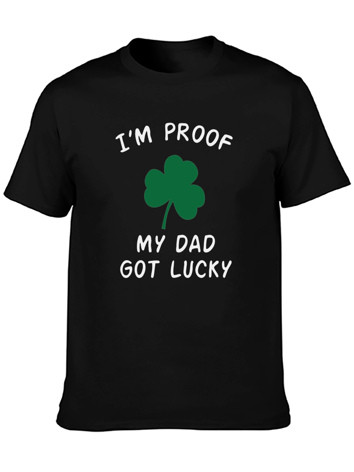 Lucky Dad T-Shirt - Shamrock Graphic Tee