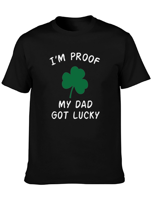 Lucky Dad T-Shirt - Shamrock Graphic Tee
