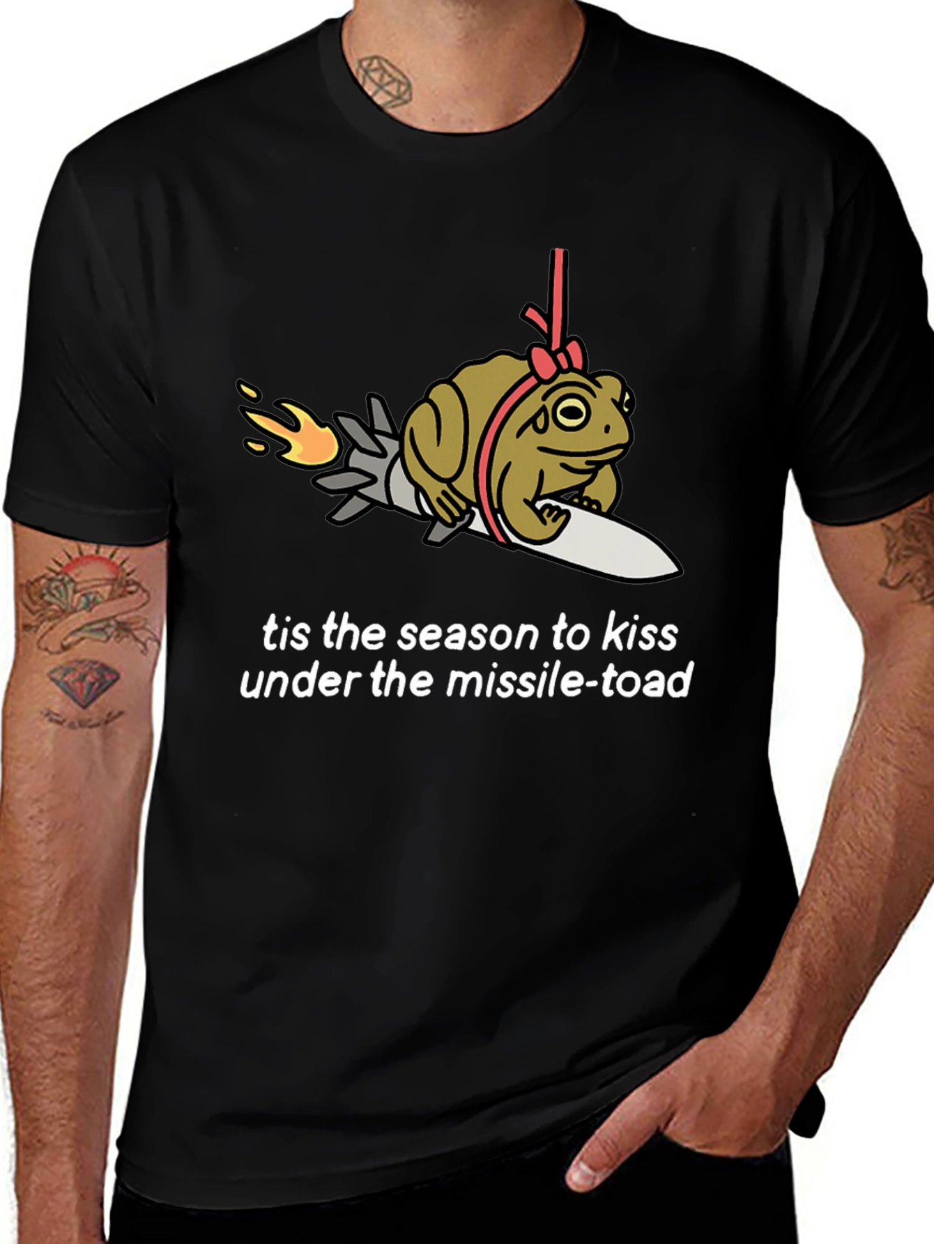 Missile-Toad T-Shirt Funny Holiday Tee