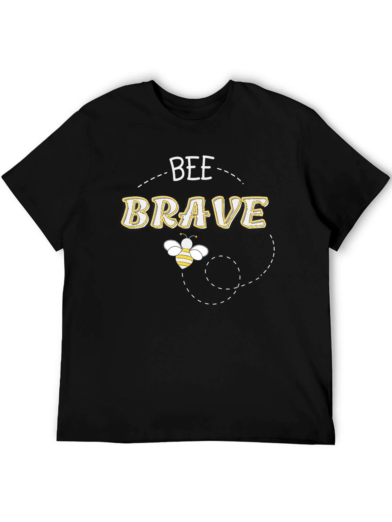 Bee Brave Black T-Shirt