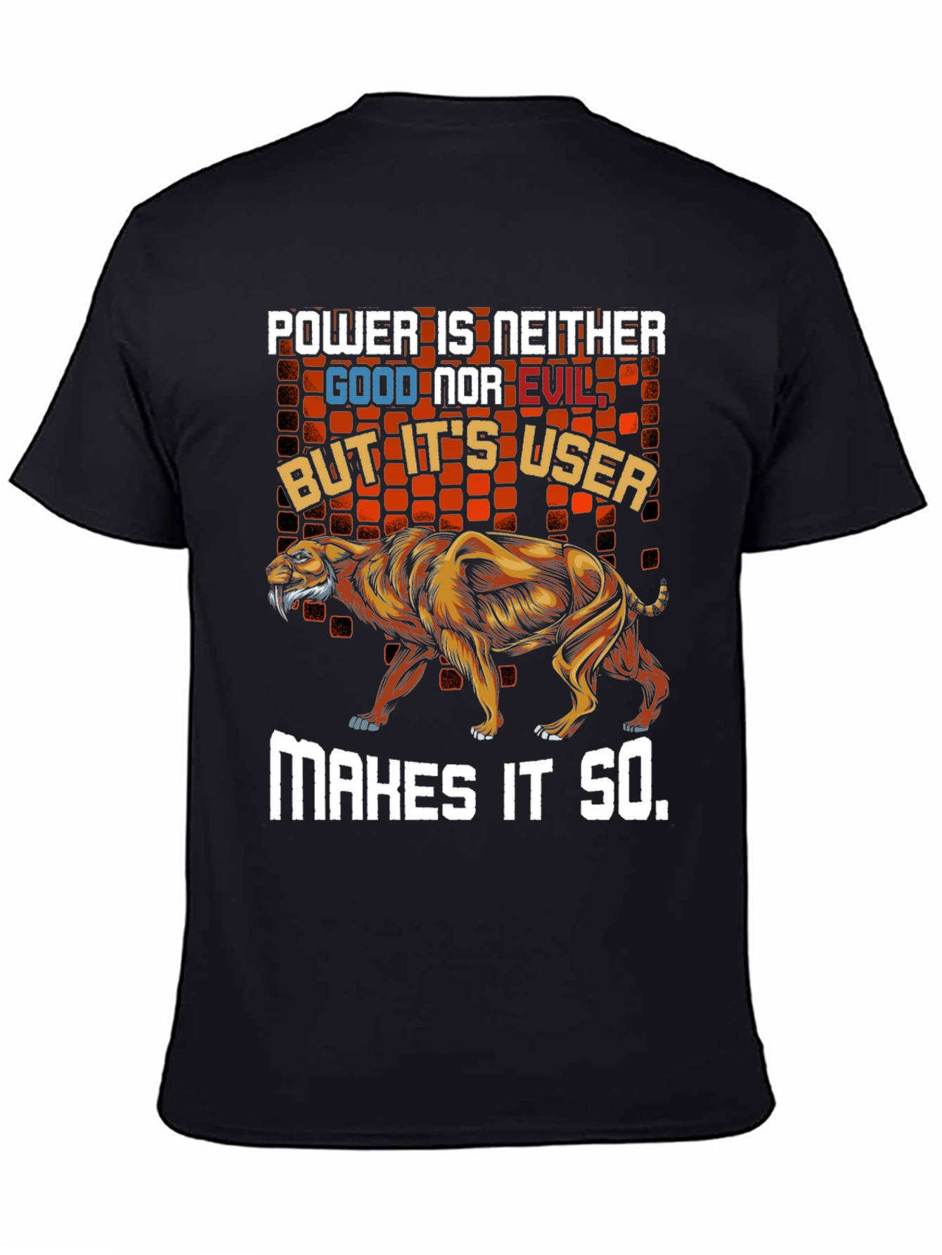 Power T-Shirt - Lion Graphic Tee