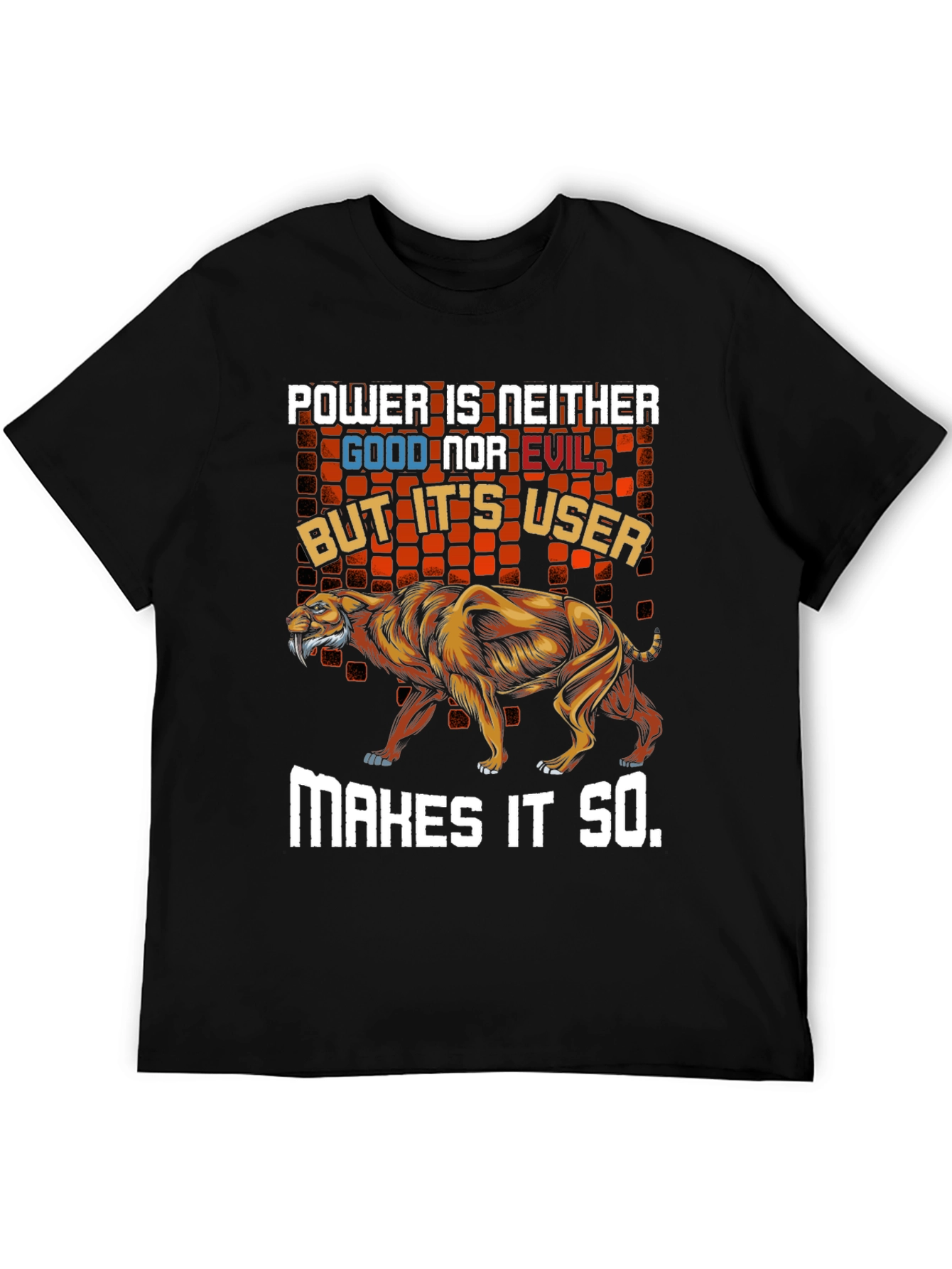 Power T-Shirt - Lion Graphic Tee