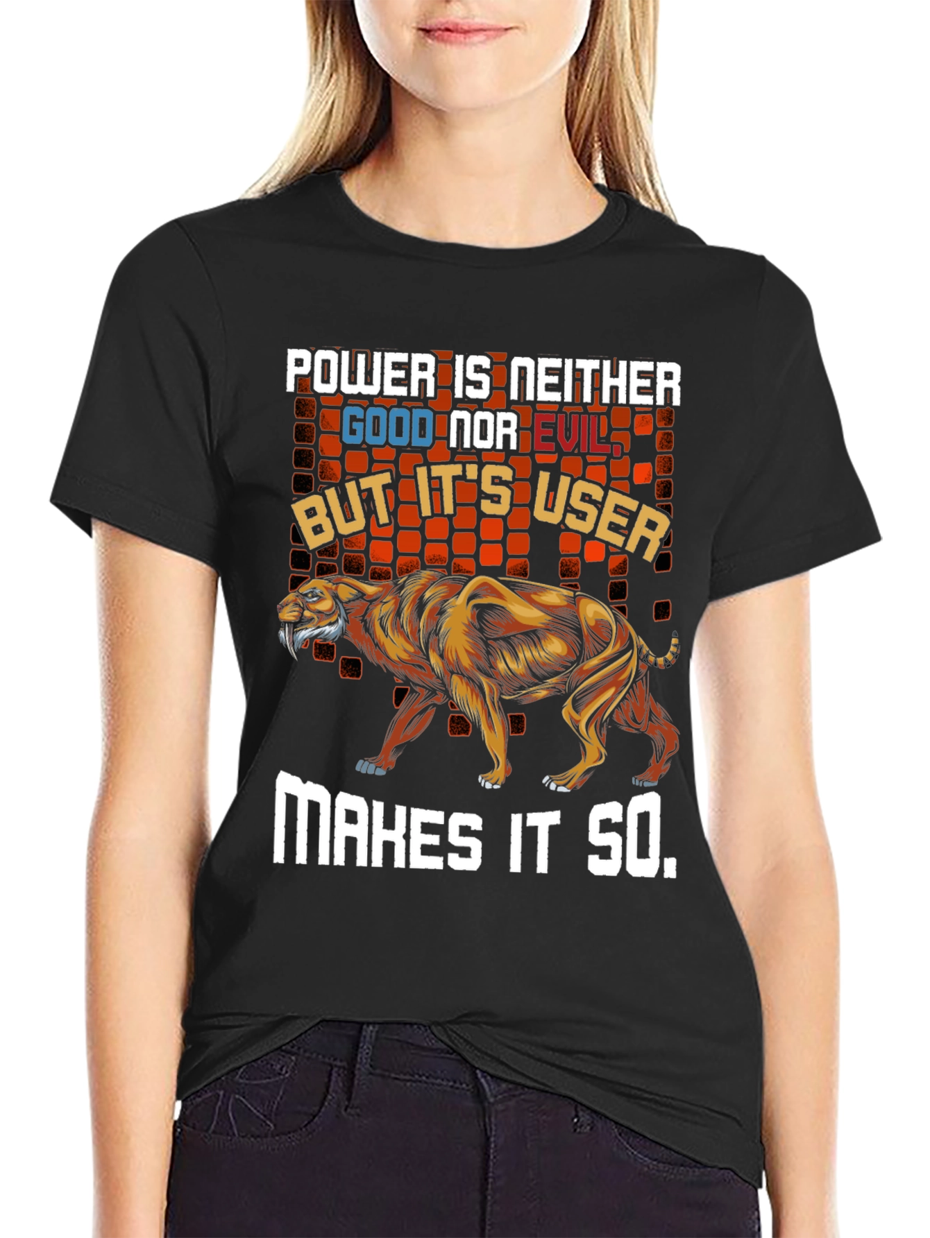 Power T-Shirt - Lion Graphic Tee