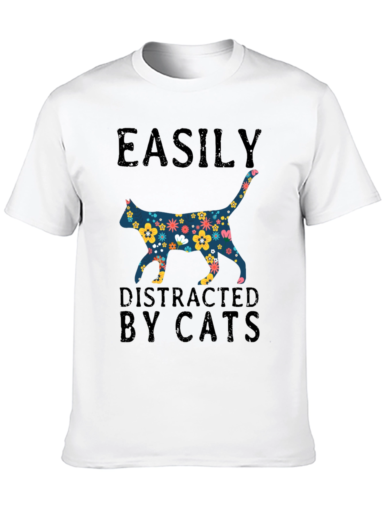 Easily Distracted by Cats T-Shirt