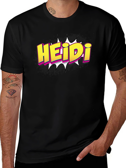 HEIDi Comic Style Graphic T-Shirt