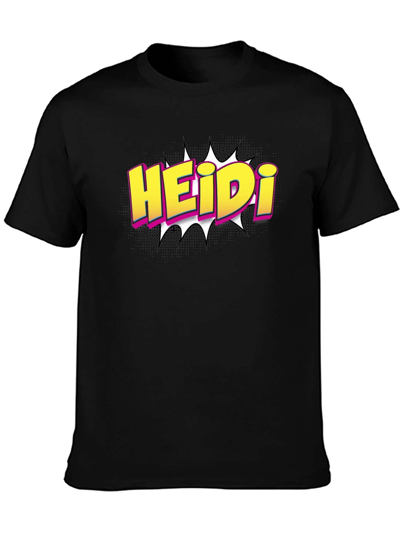 HEIDi Comic Style Graphic T-Shirt