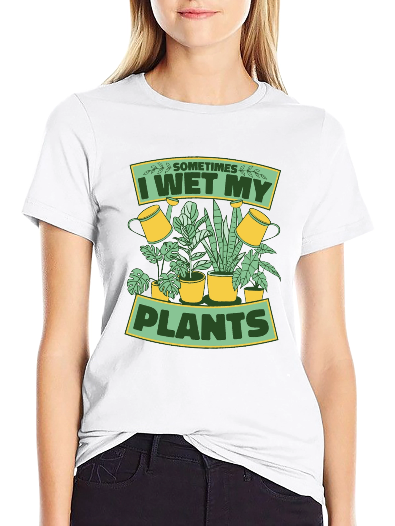 I Wet My Plants Graphic T-Shirt