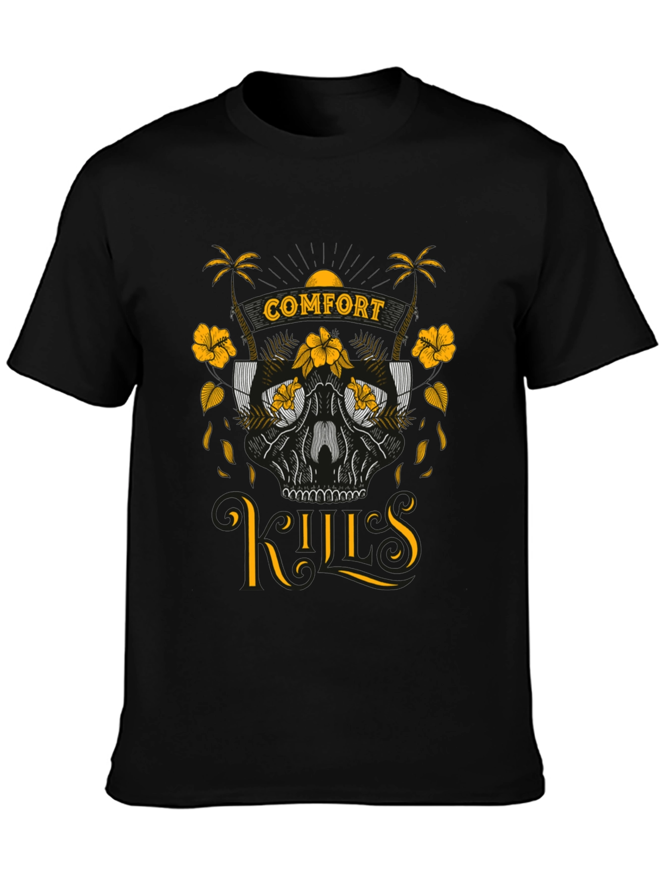 Comfort Rules Black Graphic Tee