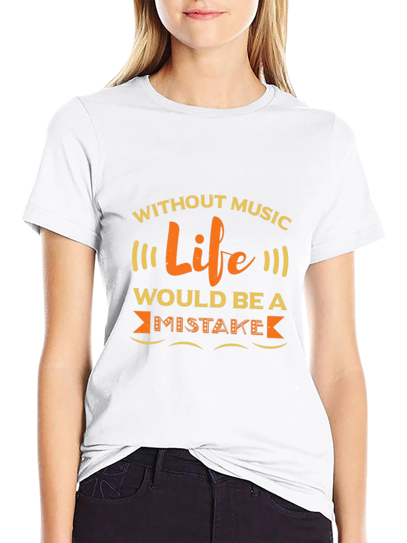 Music Lover T-Shirt: Life Without Music is a Mistake