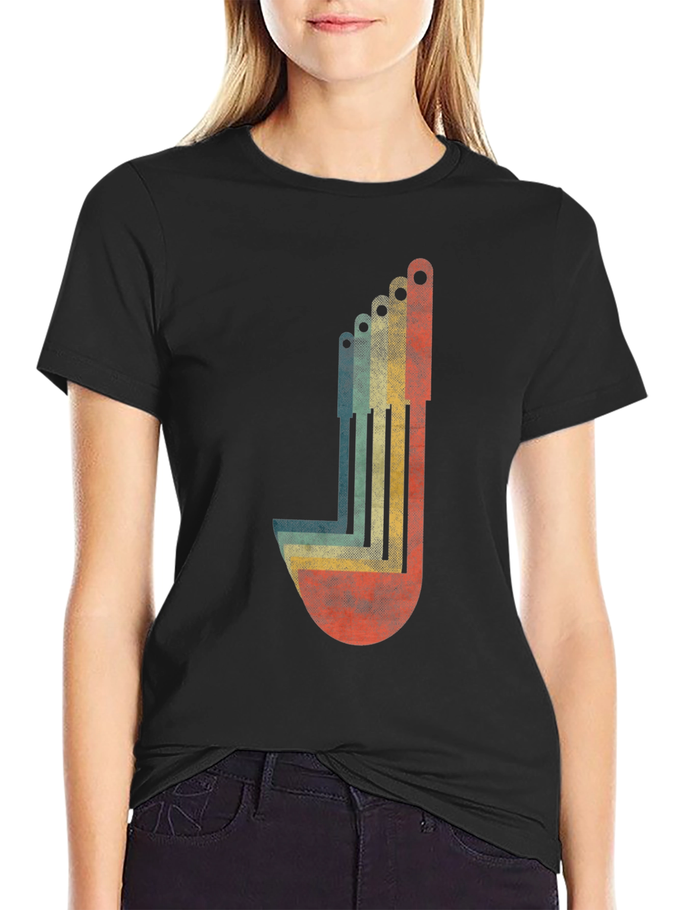 Retro Allen Wrench Graphic Tee - Black