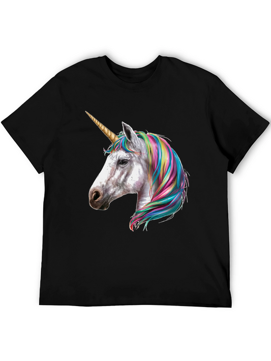 Unicorn Graphic Tee - Colorful Fantasy Shirt