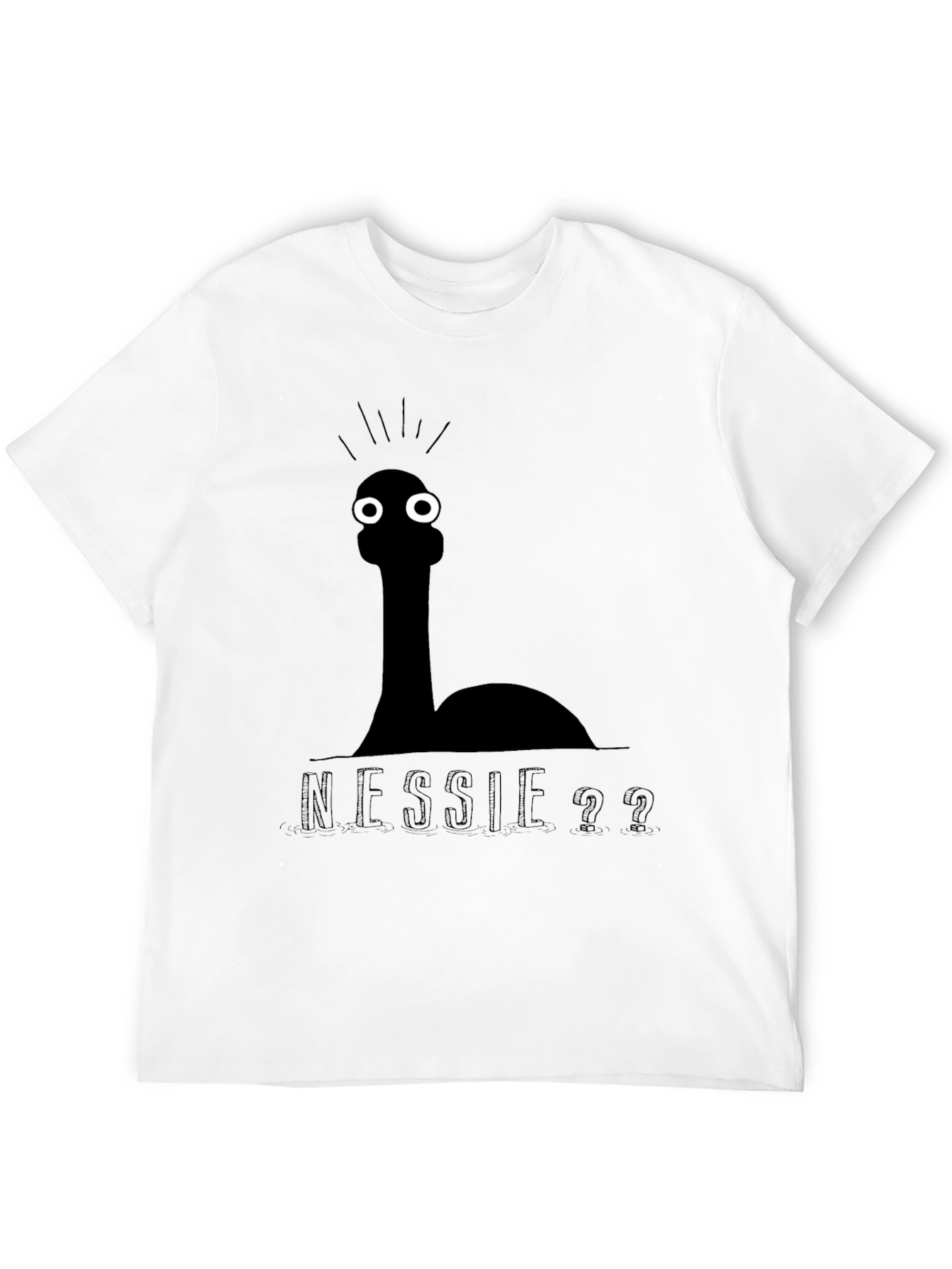 Nessie Graphic Tee - Black Humor T-Shirt