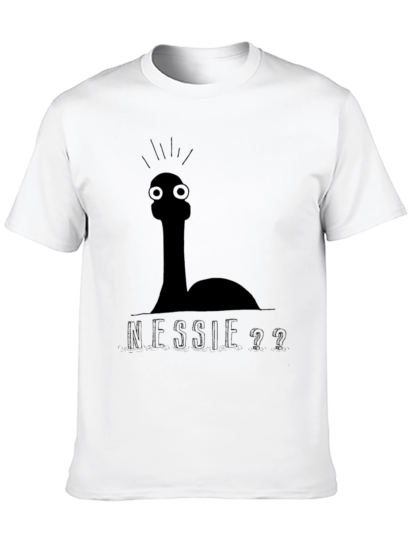 Nessie Graphic Tee - Black Humor T-Shirt