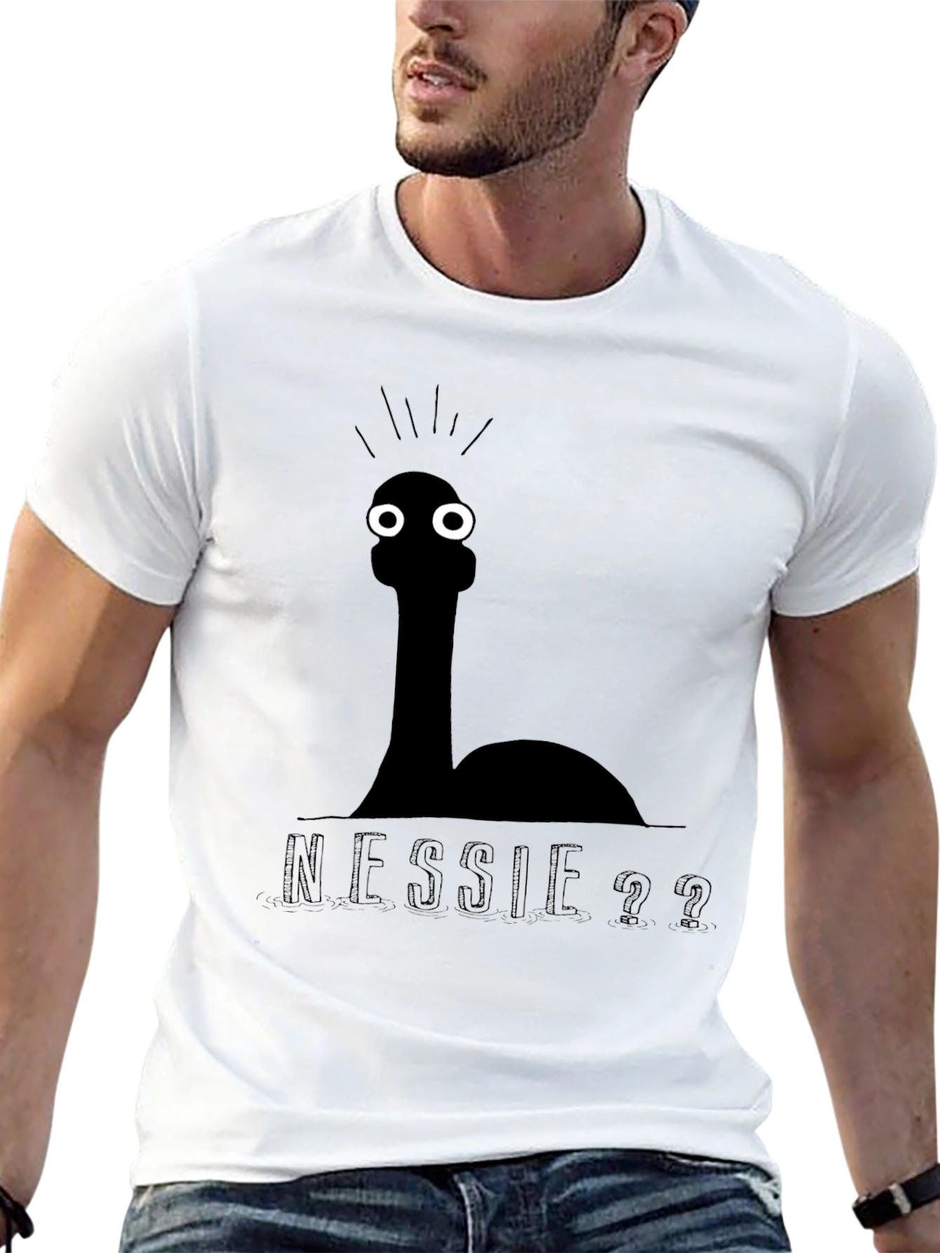 Nessie Graphic Tee - Black Humor T-Shirt