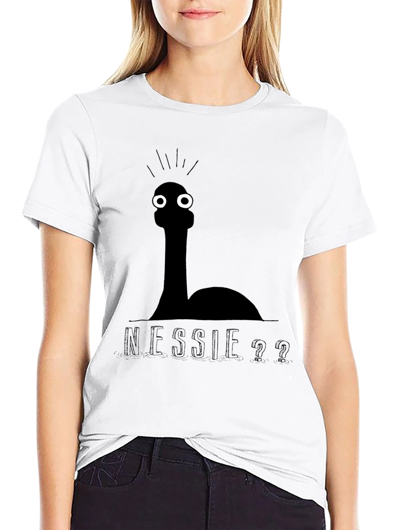 Nessie Graphic Tee - Black Humor T-Shirt