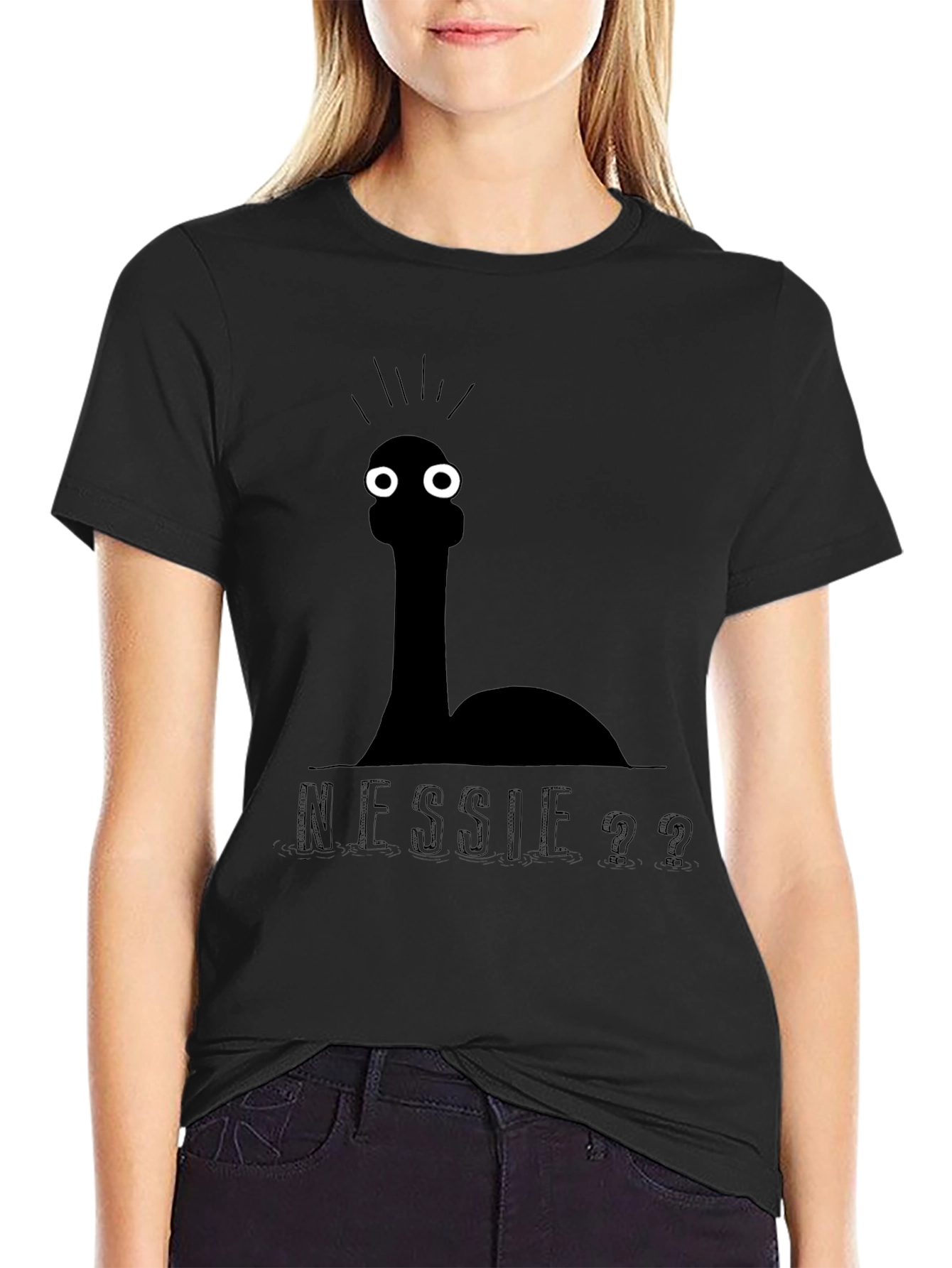 Nessie Graphic Tee - Black Humor T-Shirt
