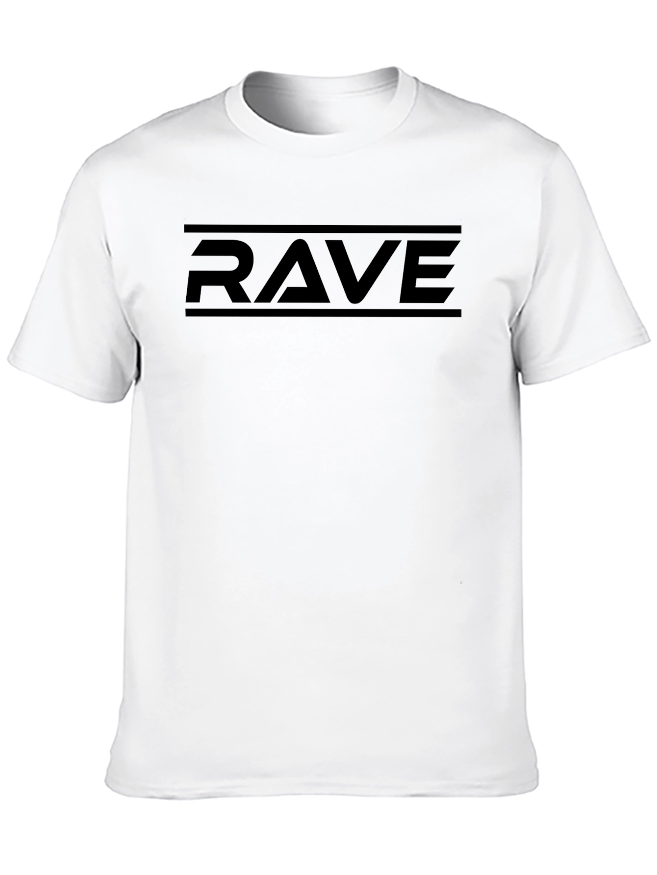 Rave Graphic Tee - Stylish Black T-Shirt