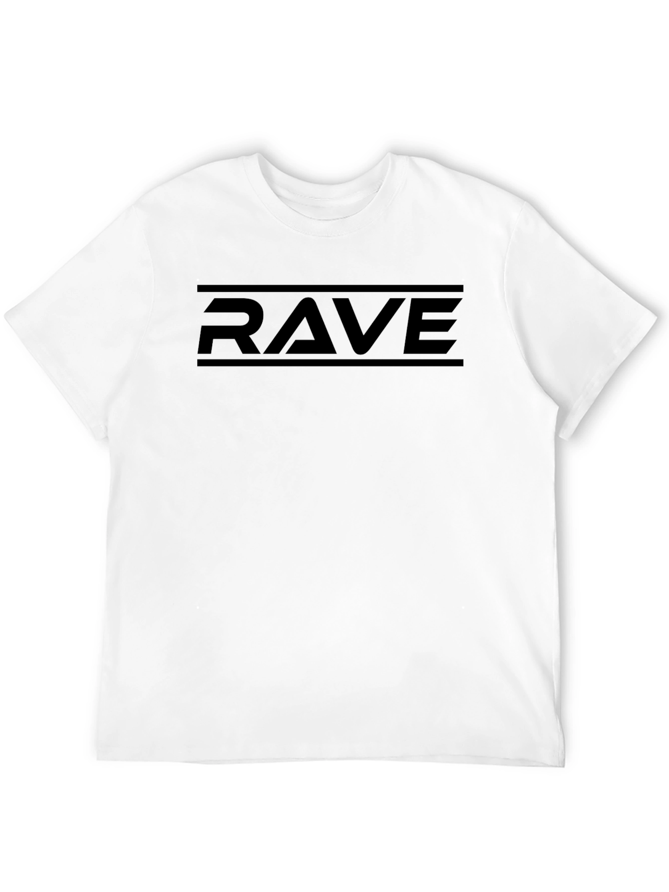 Rave Graphic Tee - Stylish Black T-Shirt