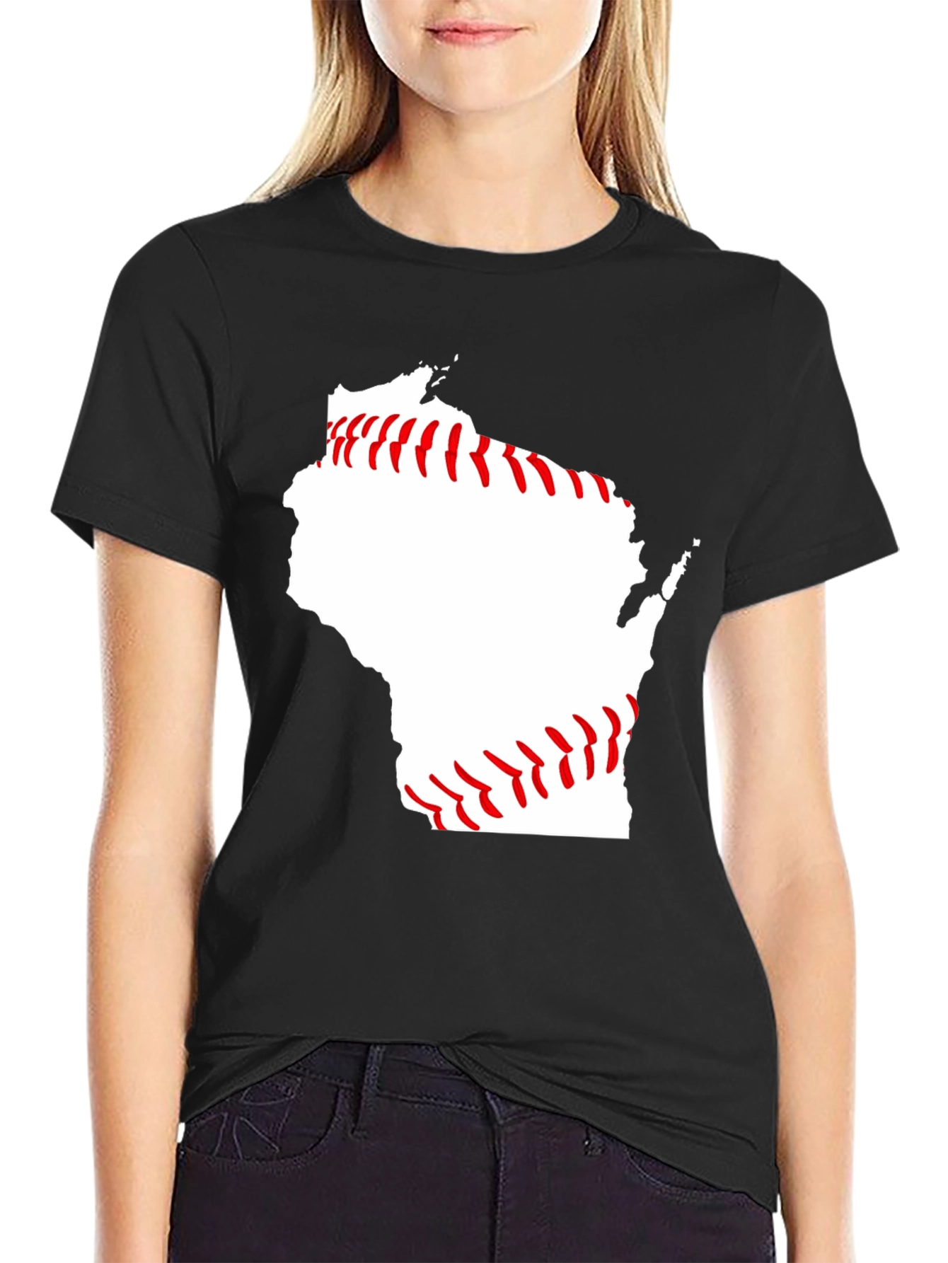 Wisconsin Baseball T-Shirt State Pride Tee