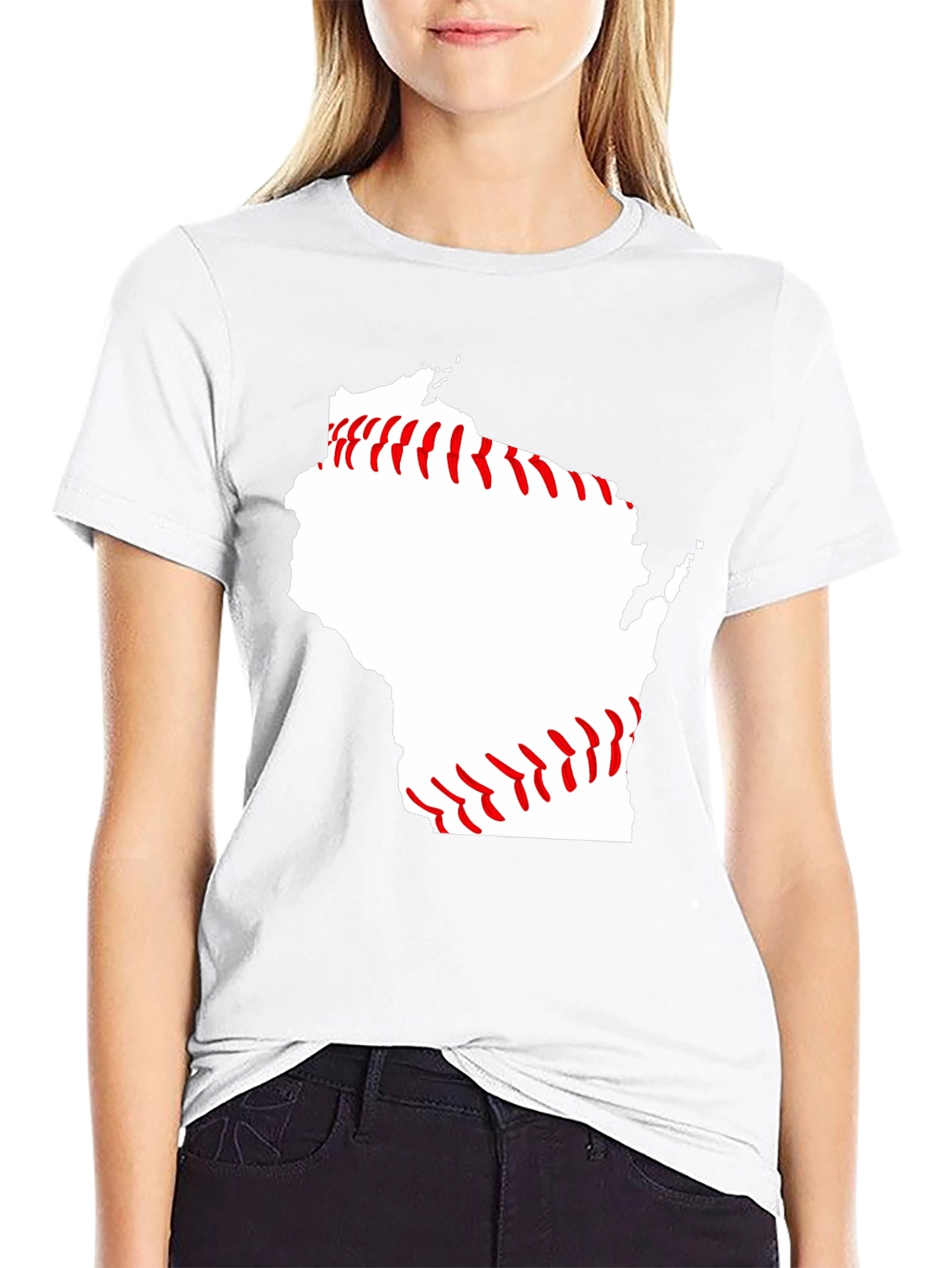 Wisconsin Baseball T-Shirt State Pride Tee