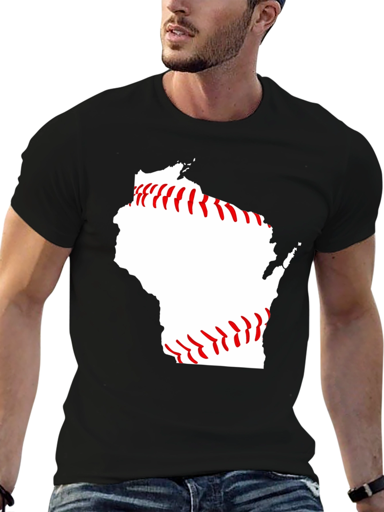 Wisconsin Baseball T-Shirt State Pride Tee