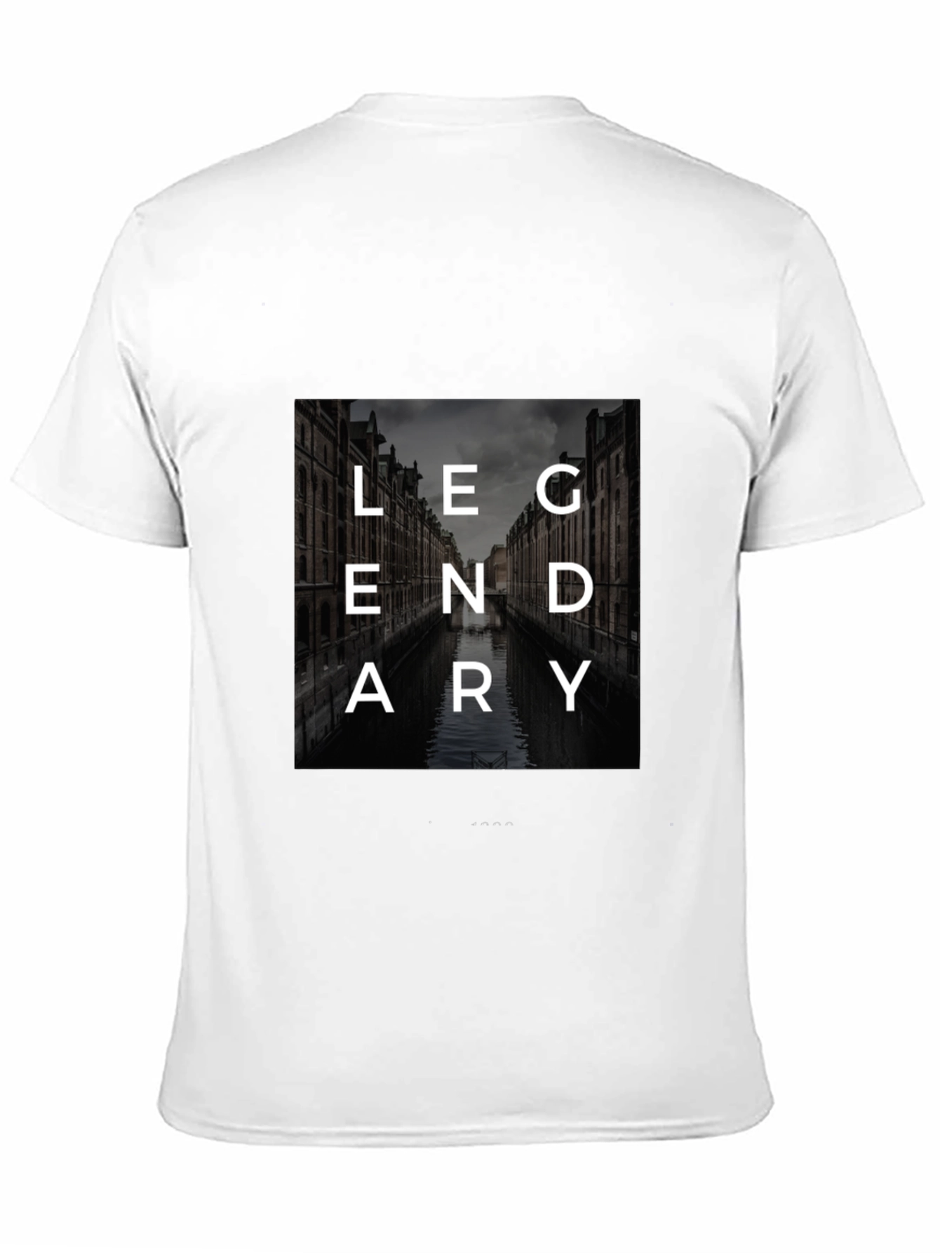 Legendary Graphic Print Black T-Shirt