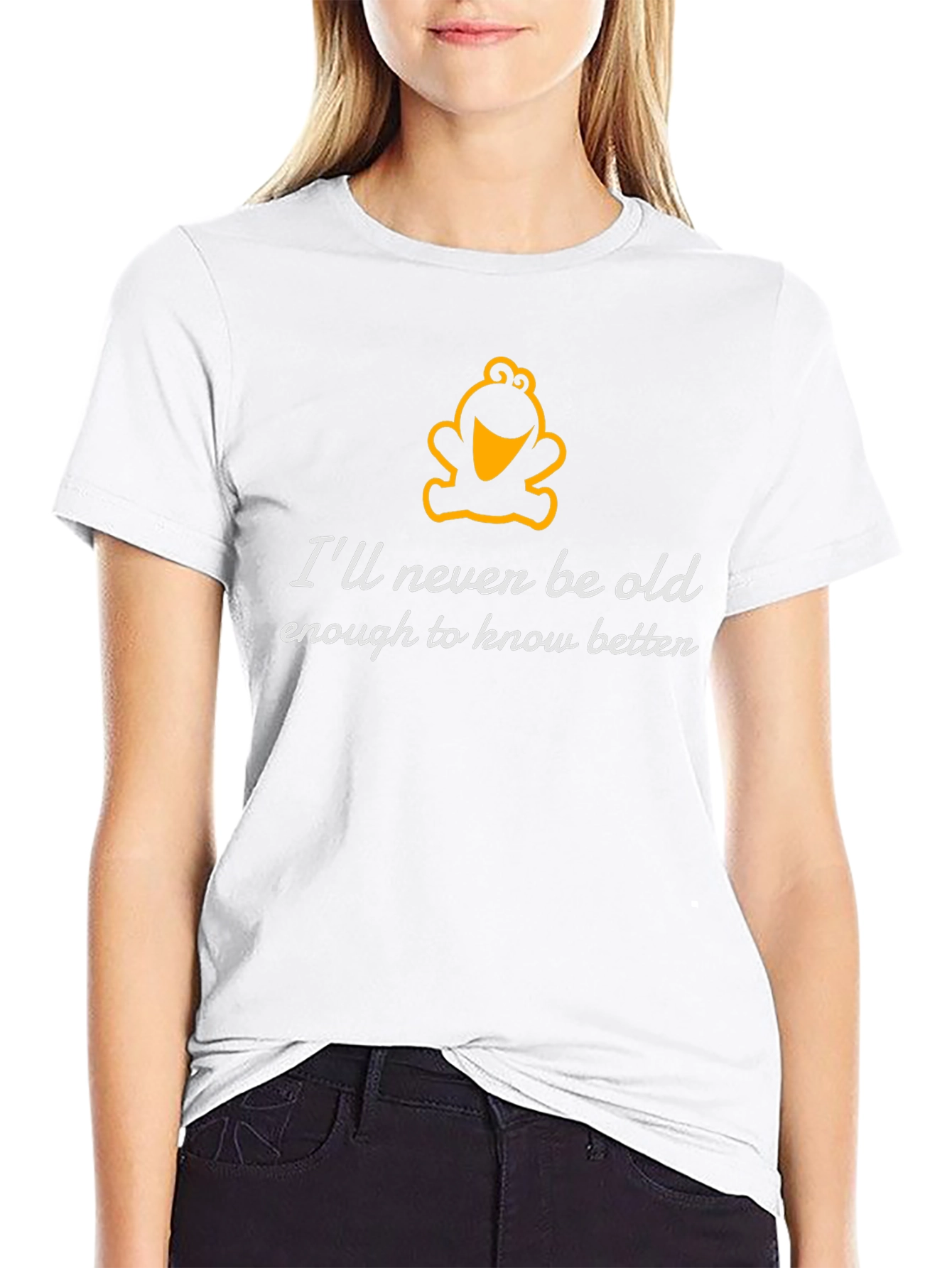 Funny Never Be Old Black T-Shirt