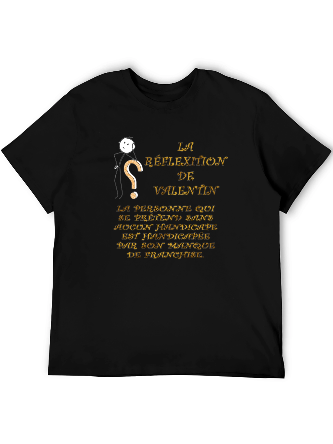 Humorous Valentin T-Shirt - Reflection of Valentin
