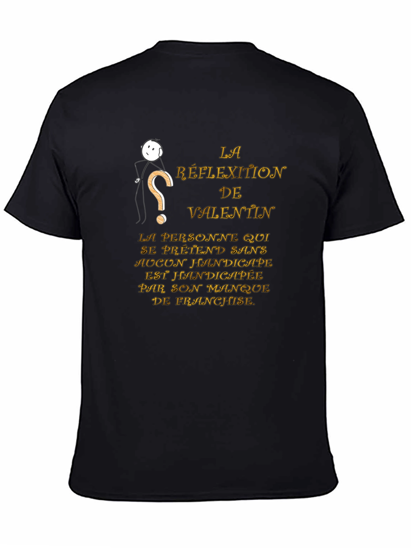 Humorous Valentin T-Shirt - Reflection of Valentin