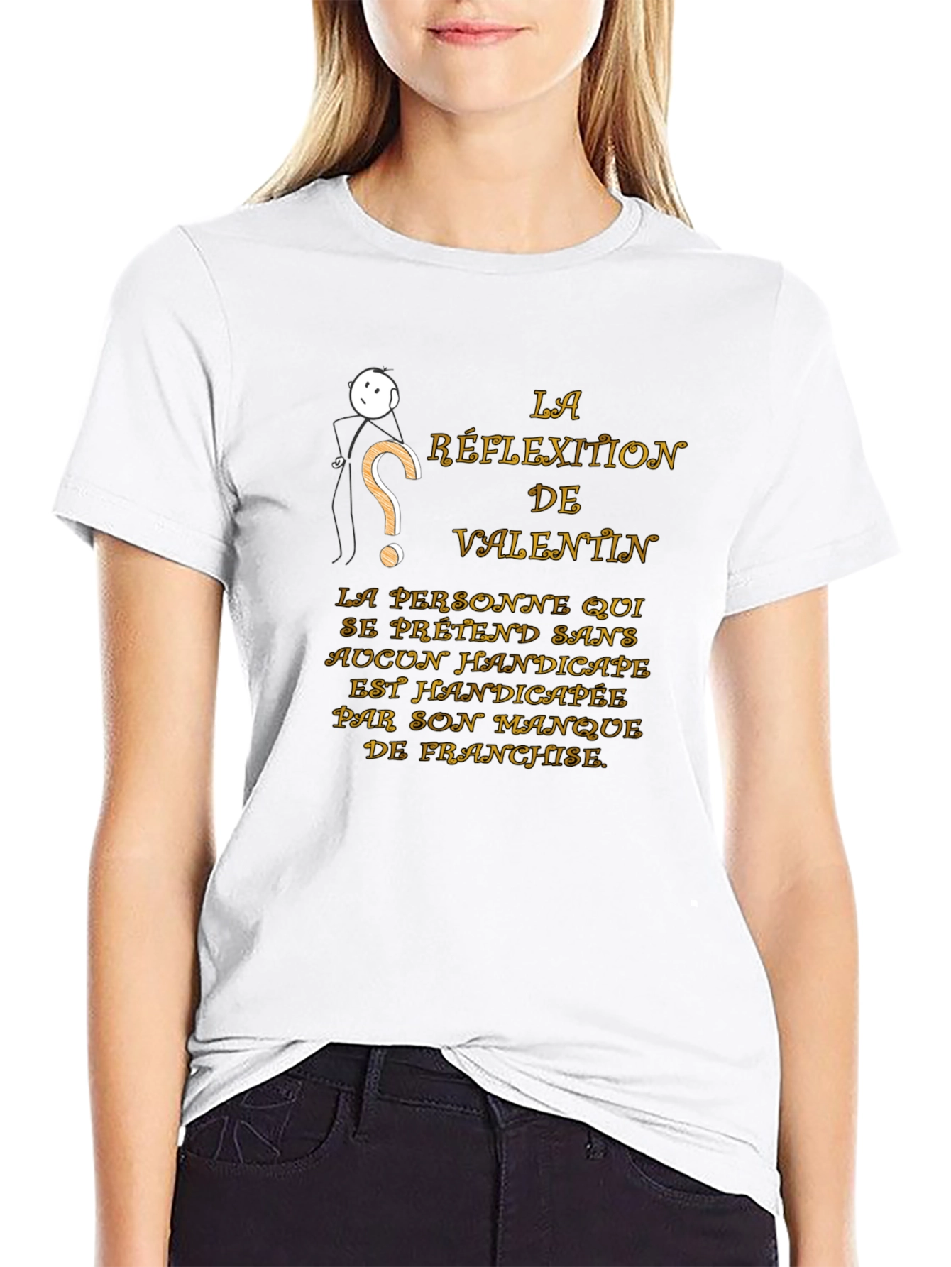 Humorous Valentin T-Shirt - Reflection of Valentin