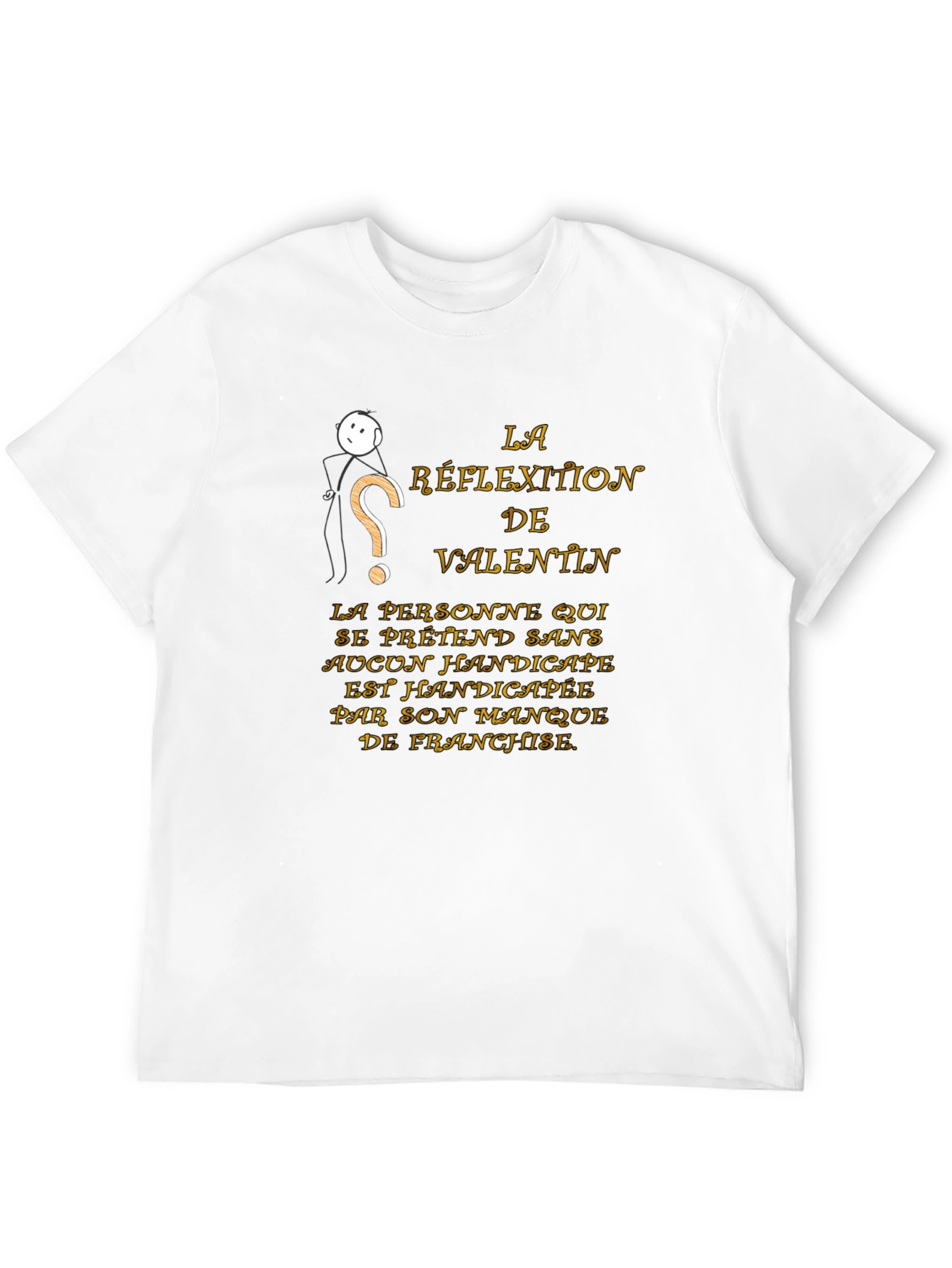 Humorous Valentin T-Shirt - Reflection of Valentin