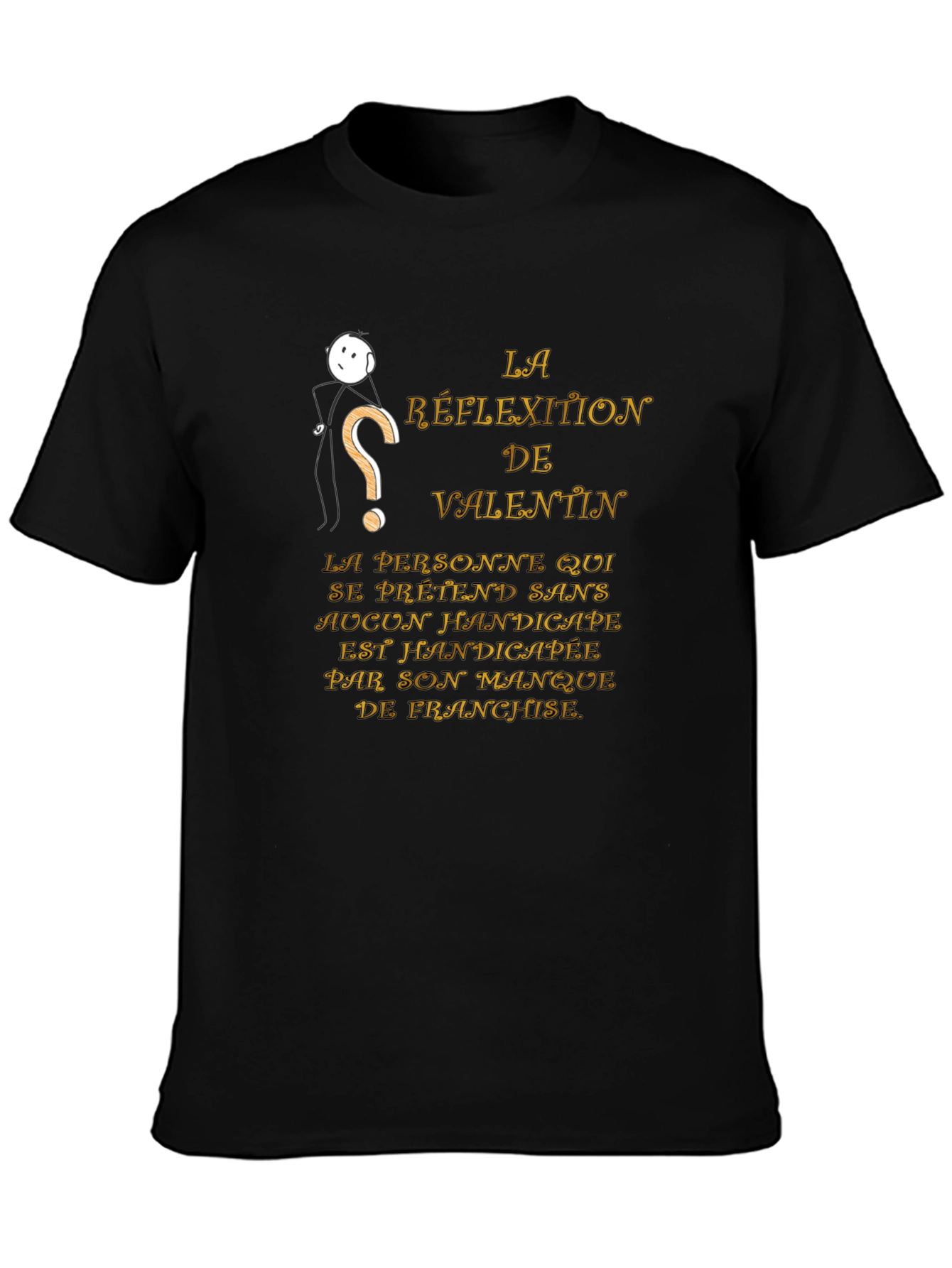 Humorous Valentin T-Shirt - Reflection of Valentin