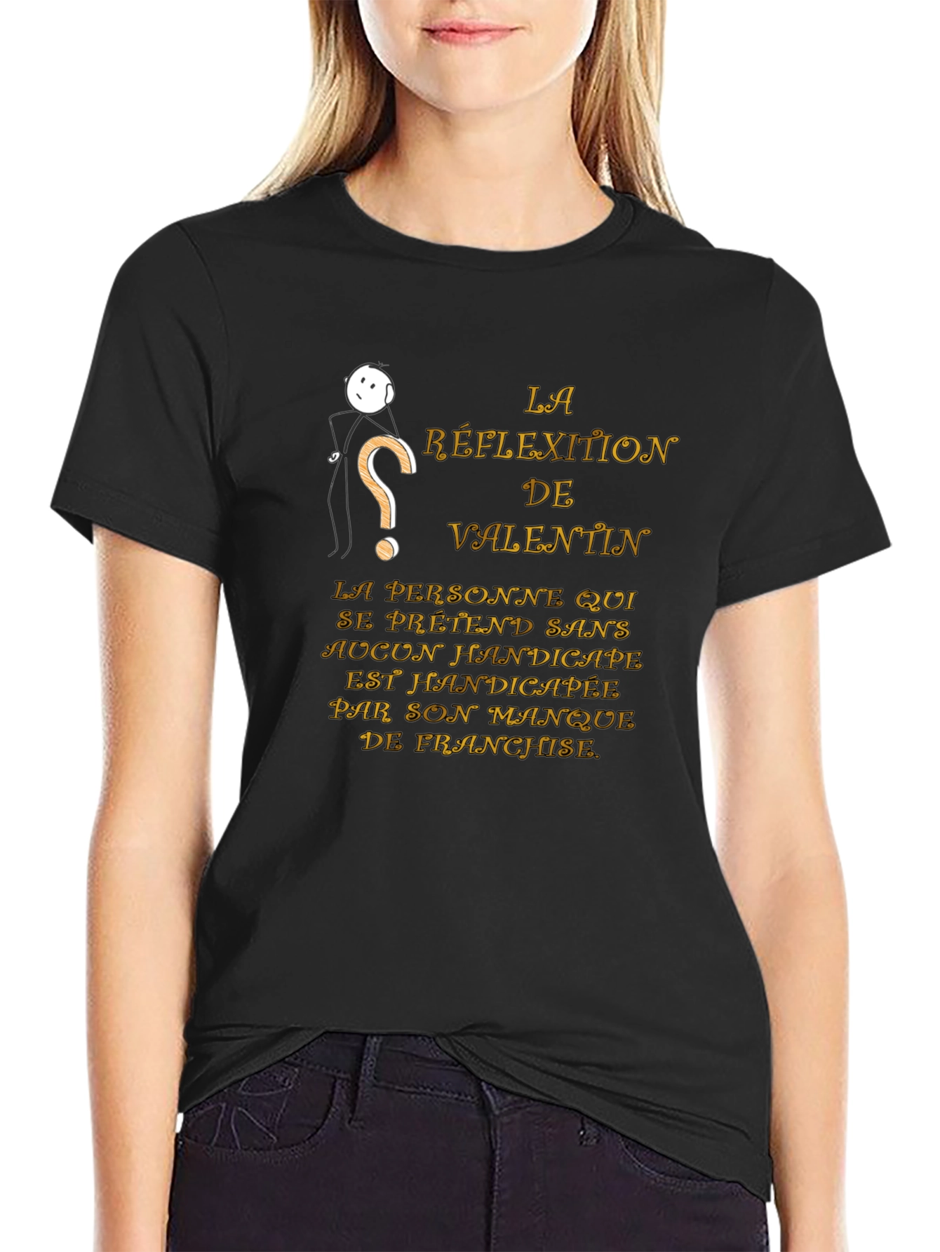 Humorous Valentin T-Shirt - Reflection of Valentin