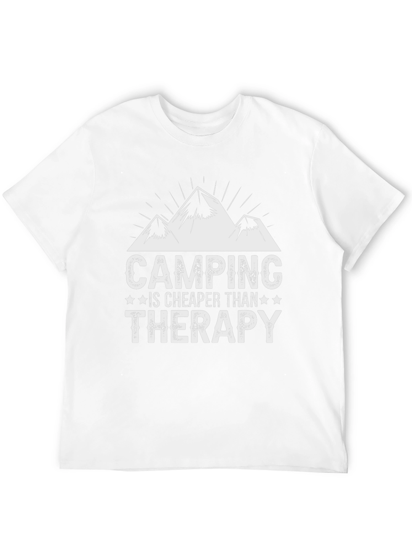 Camping is Cheaper Than Therapy T-Shirt