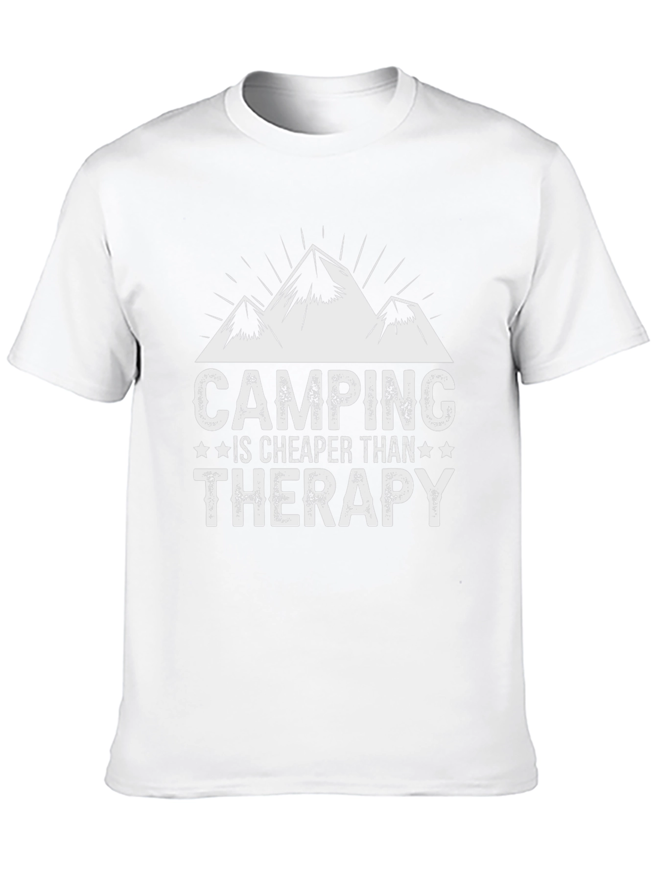 Camping is Cheaper Than Therapy T-Shirt