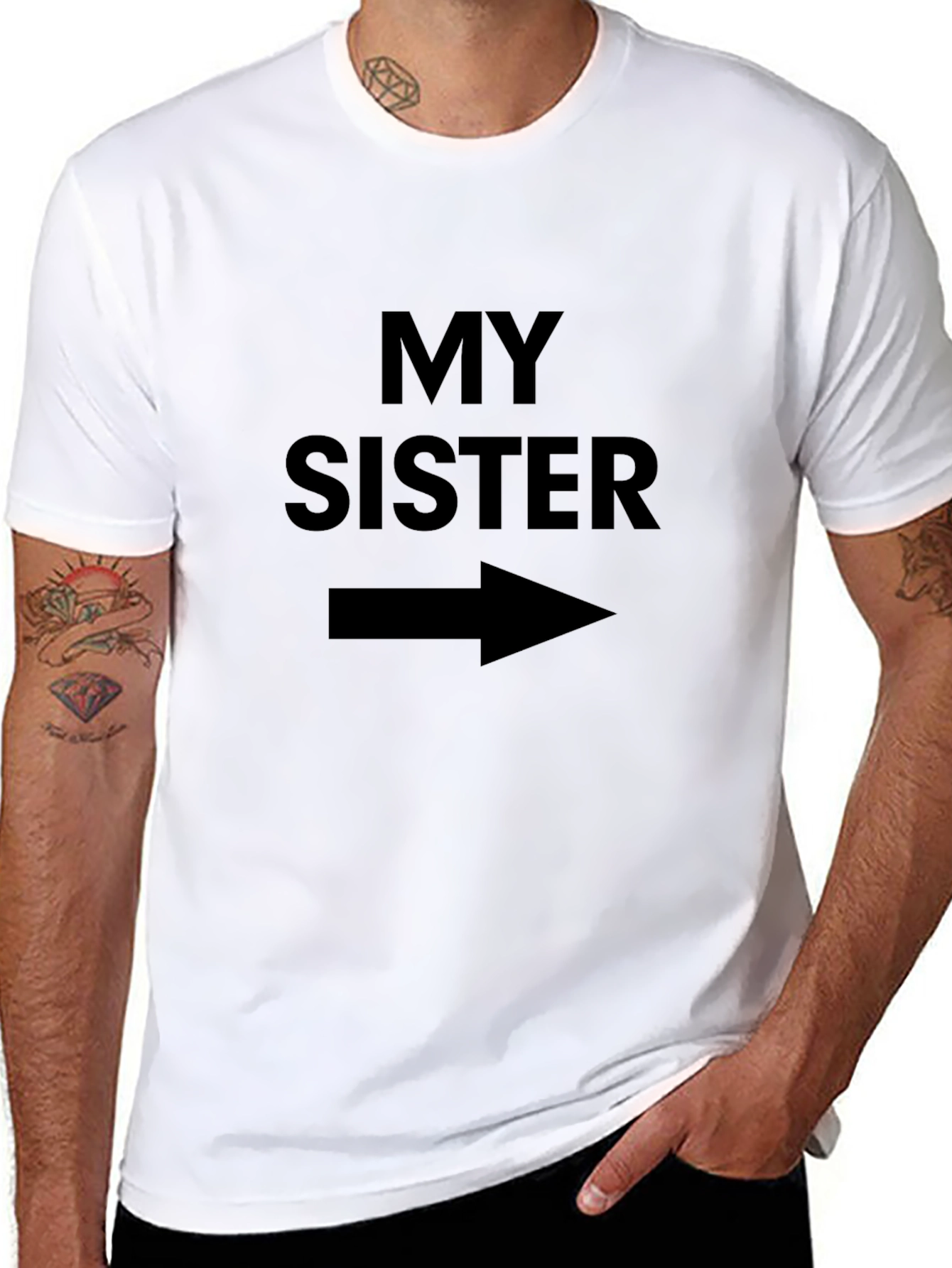 My Sister Right Arrow T-Shirt