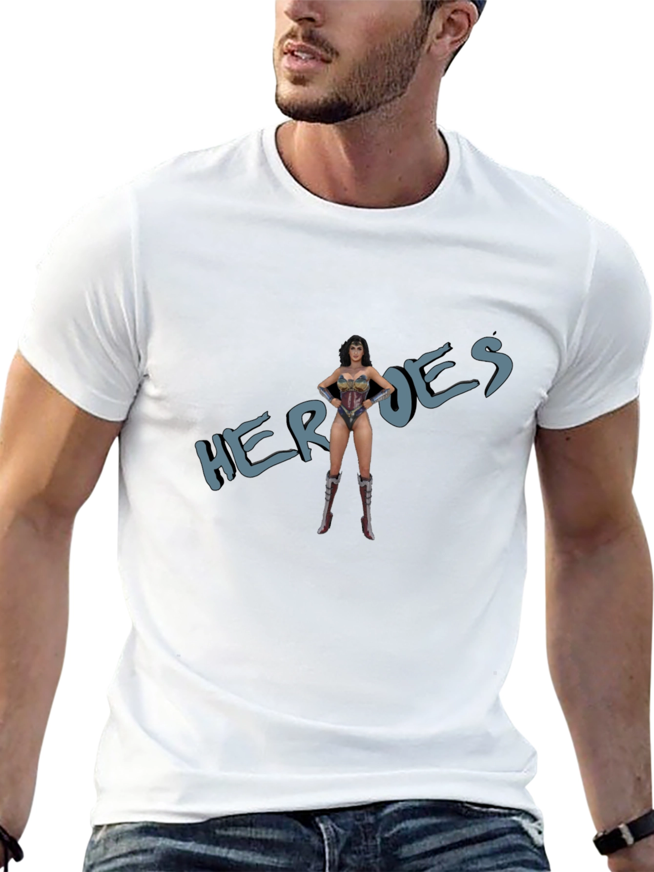 Heroes Wonder Woman T-Shirt - Bold Graphic Tee